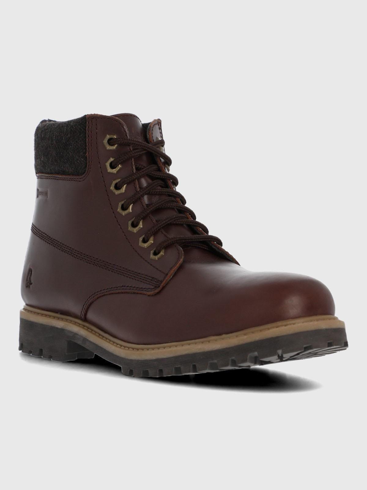 Botin Cuero Hombre Negam Burdeo-0