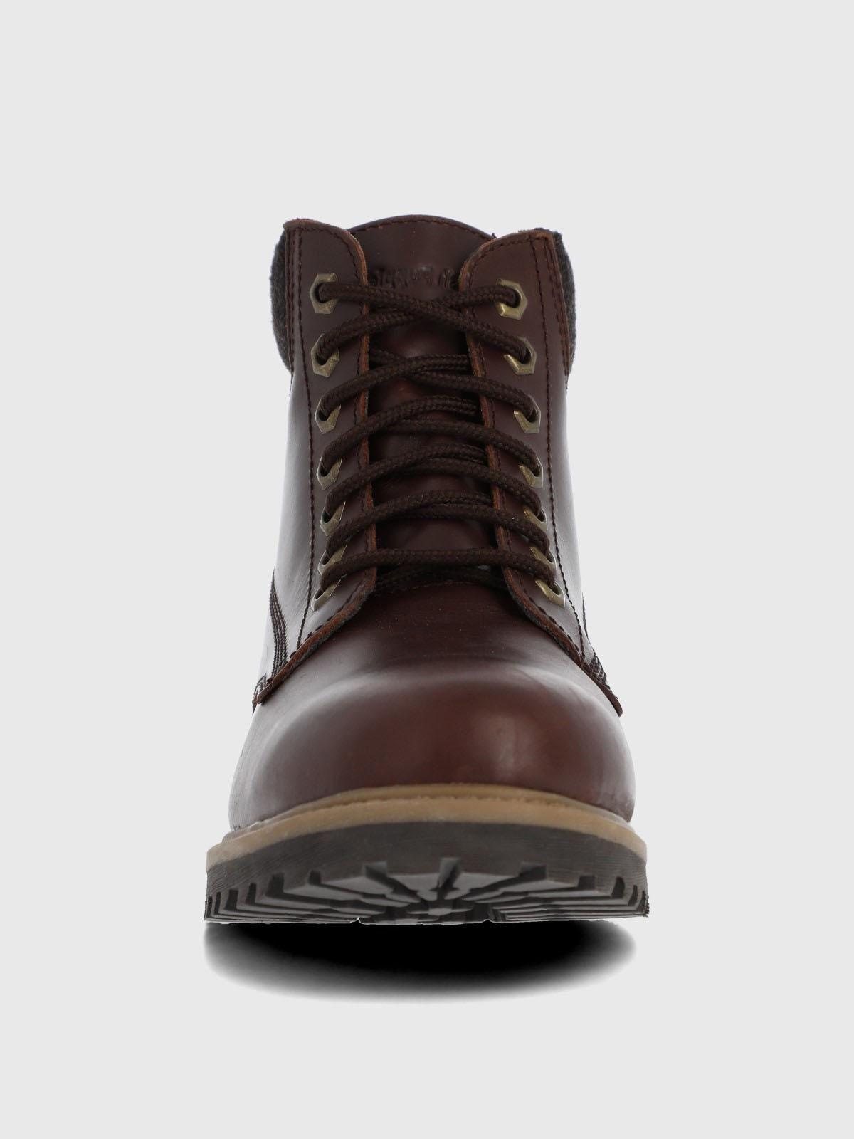 Botin Cuero Hombre Negam Burdeo-3