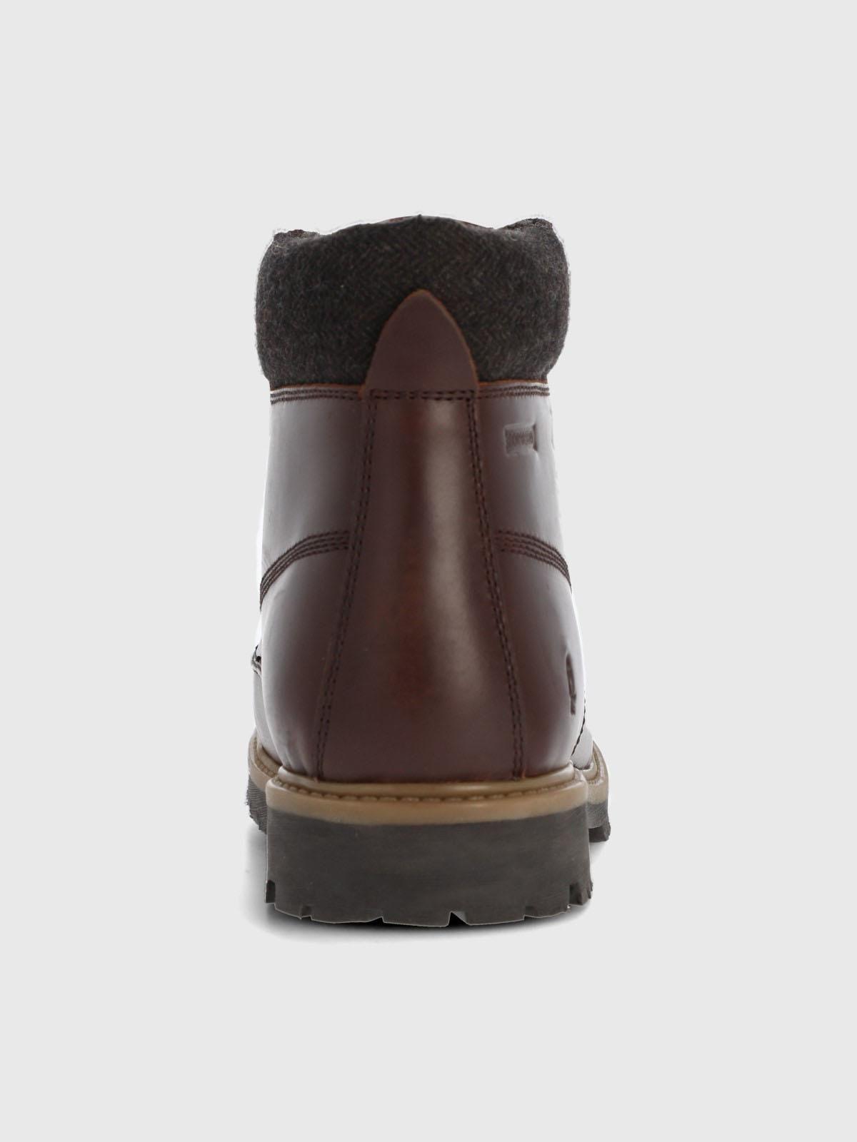 Botin Cuero Hombre Negam Burdeo-6