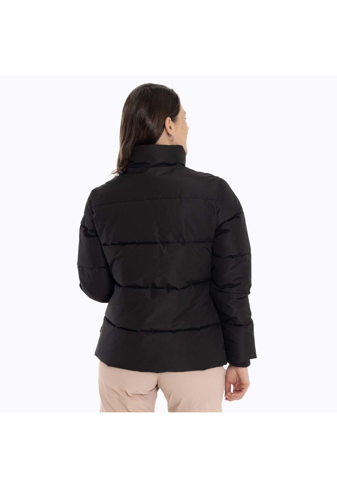 Parka Mujer Puffa Negro Merrell-4