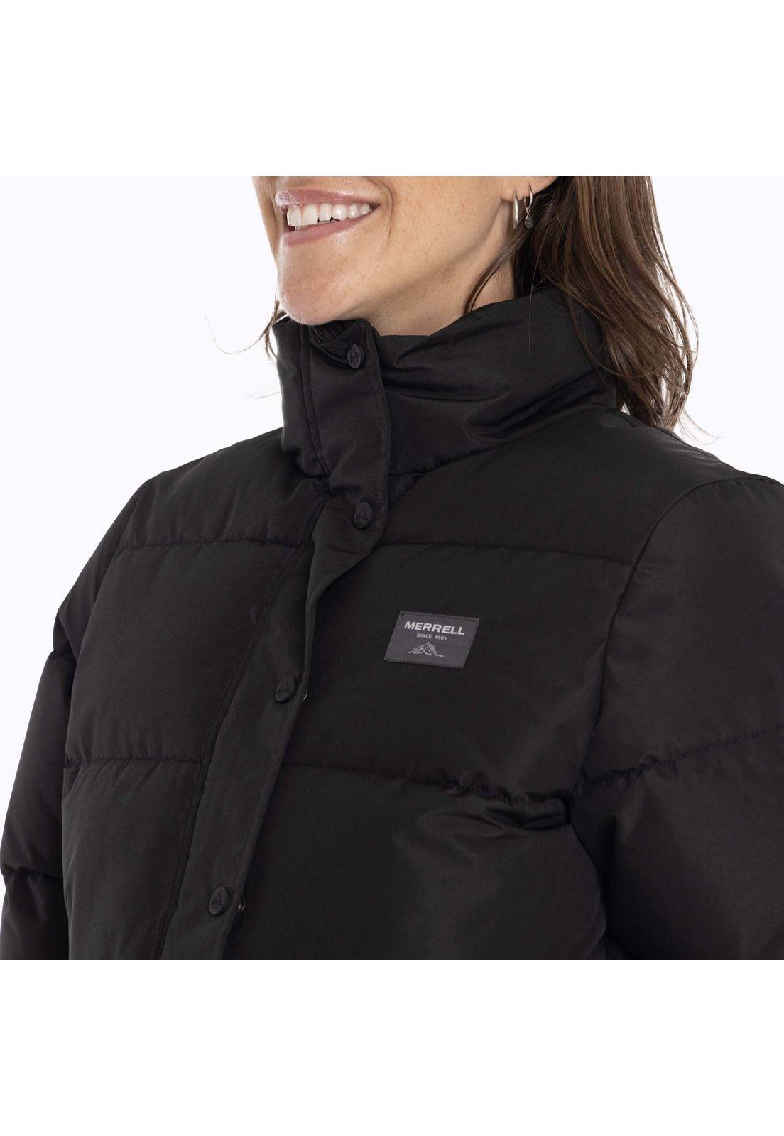 Parka Mujer Puffa Negro Merrell-9