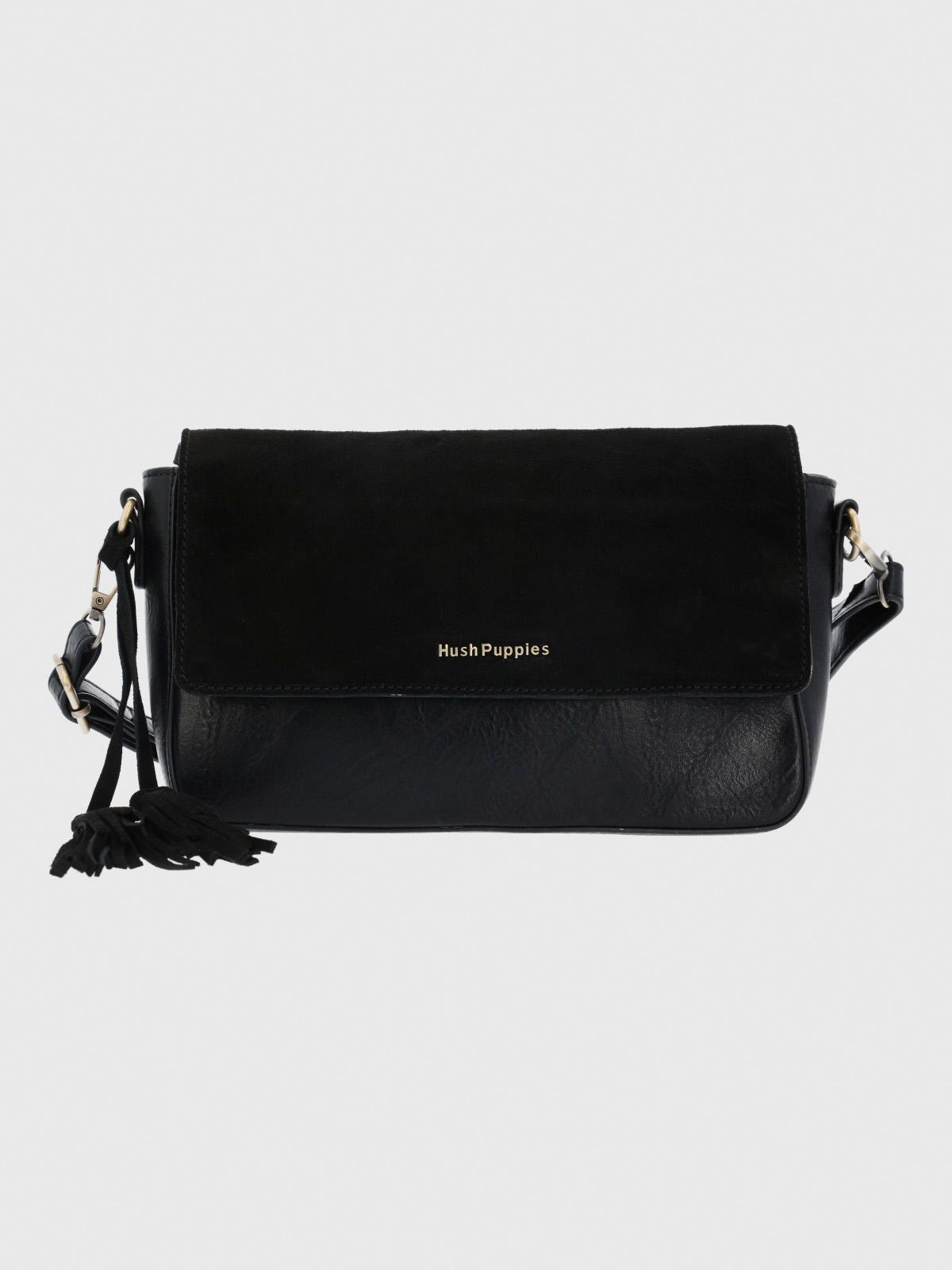 Cartera Ecocuero Mujer Ledger Cross Negro-0