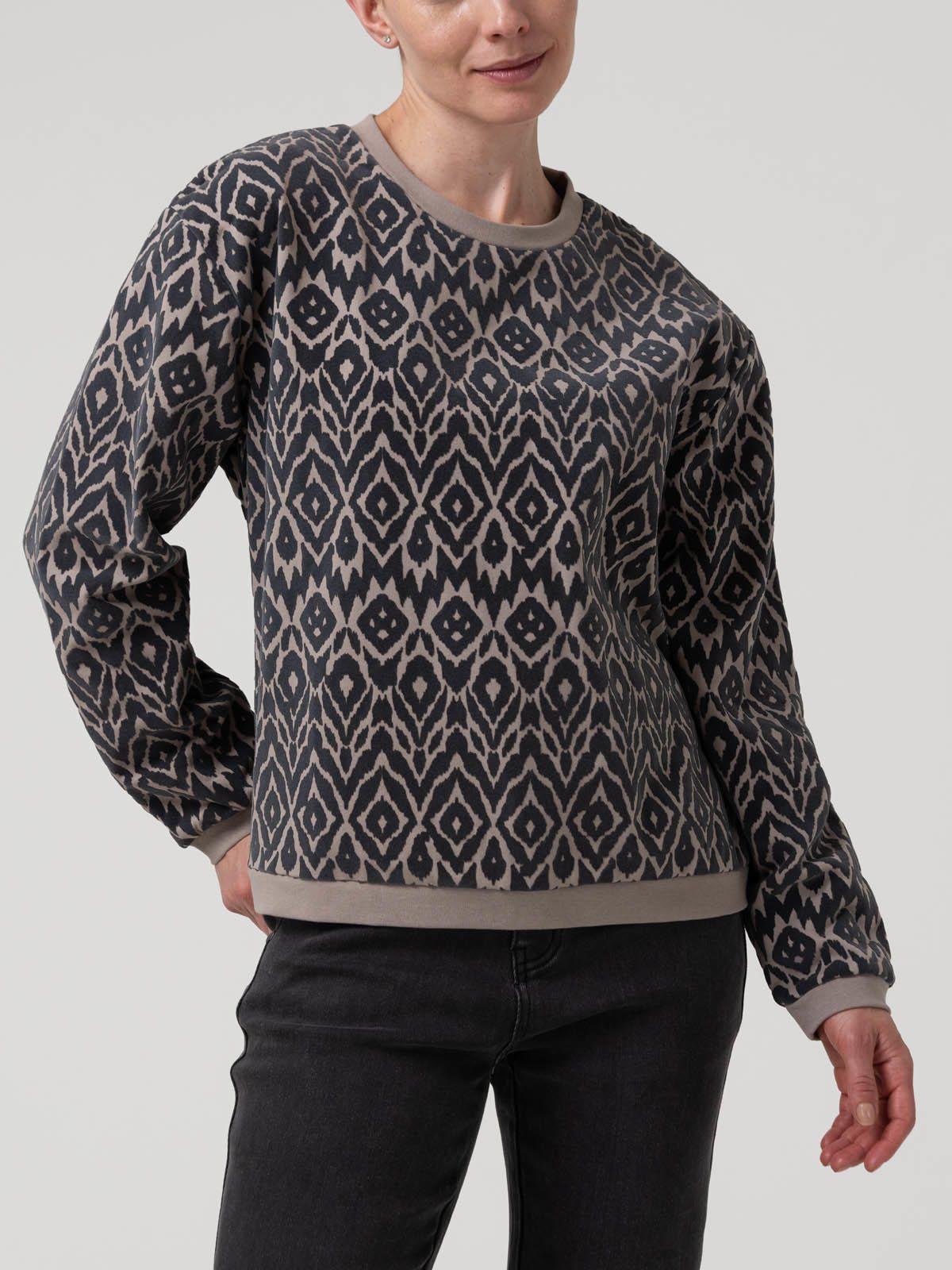 Polerón Algodón Orgánico Mujer North Gris-4