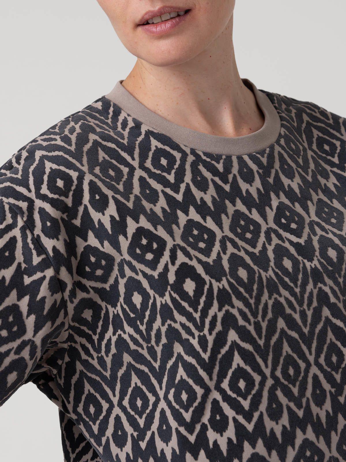 Polerón Algodón Orgánico Mujer North Gris-6