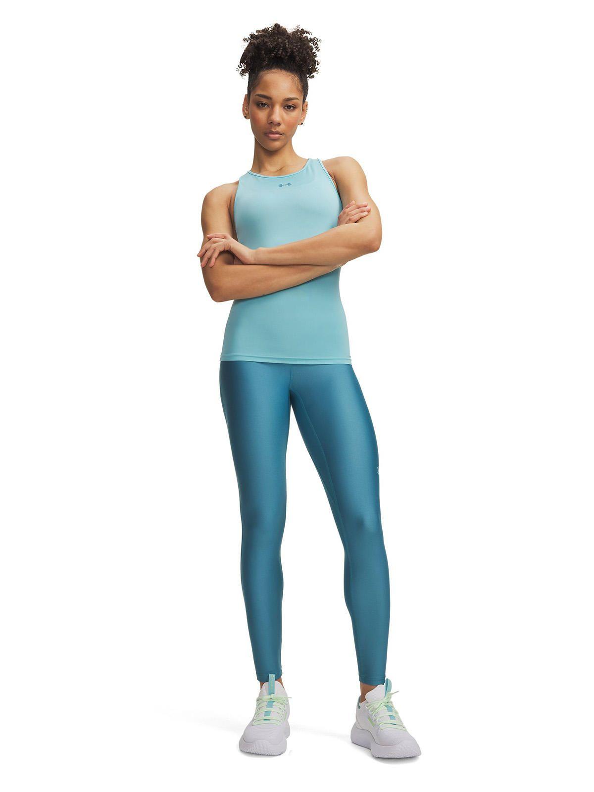 Calza Mujer Heatgear Legging Azul-3