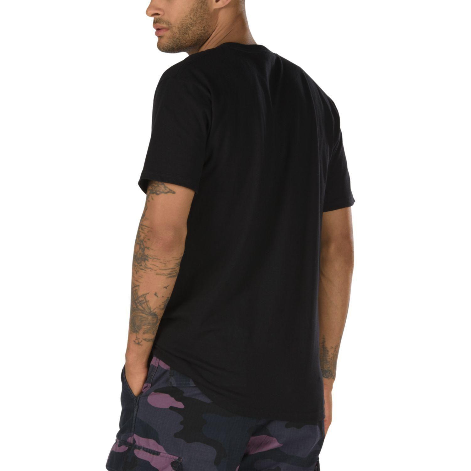 Polera Manga Corta Hombre Left Chest Logo Negro-1