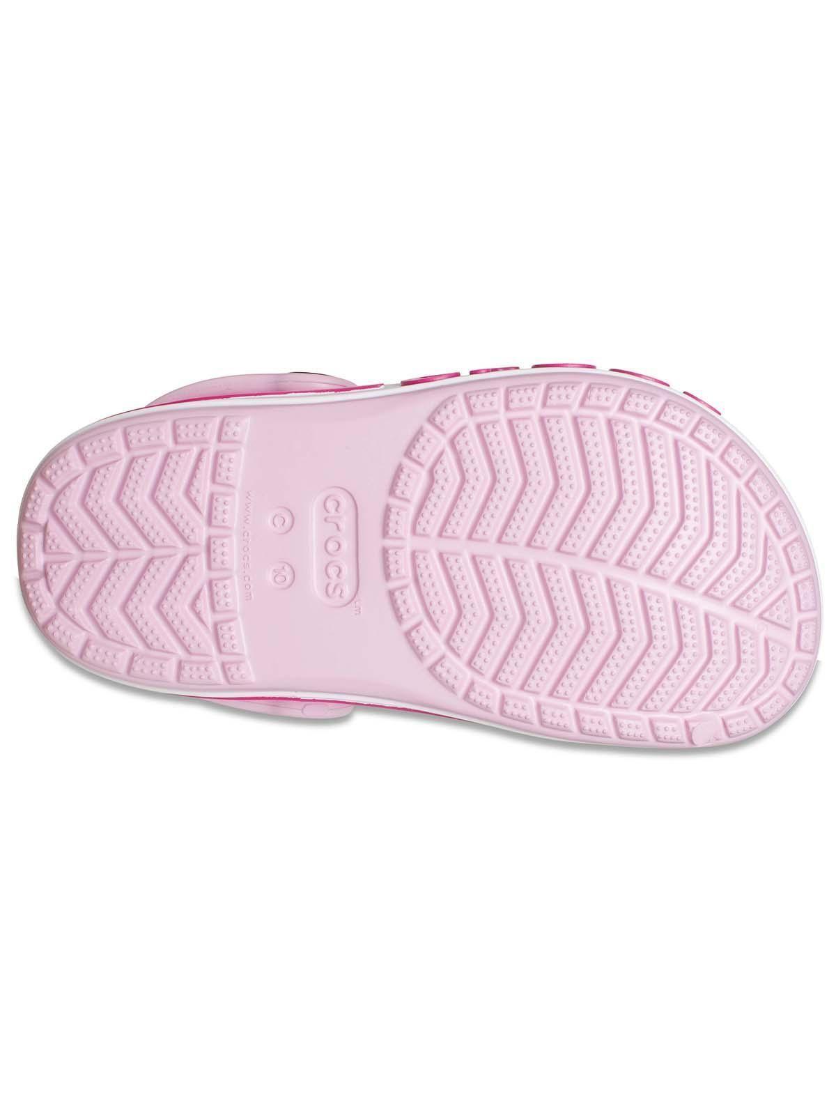 Zueco Crocs Niña Pequeña Bayaband Clog T Rosado Pastel-5