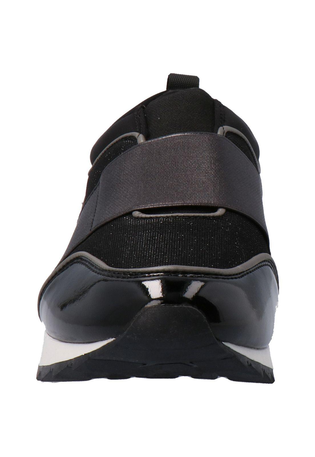 Zapatilla Mujer Shine Negro-2