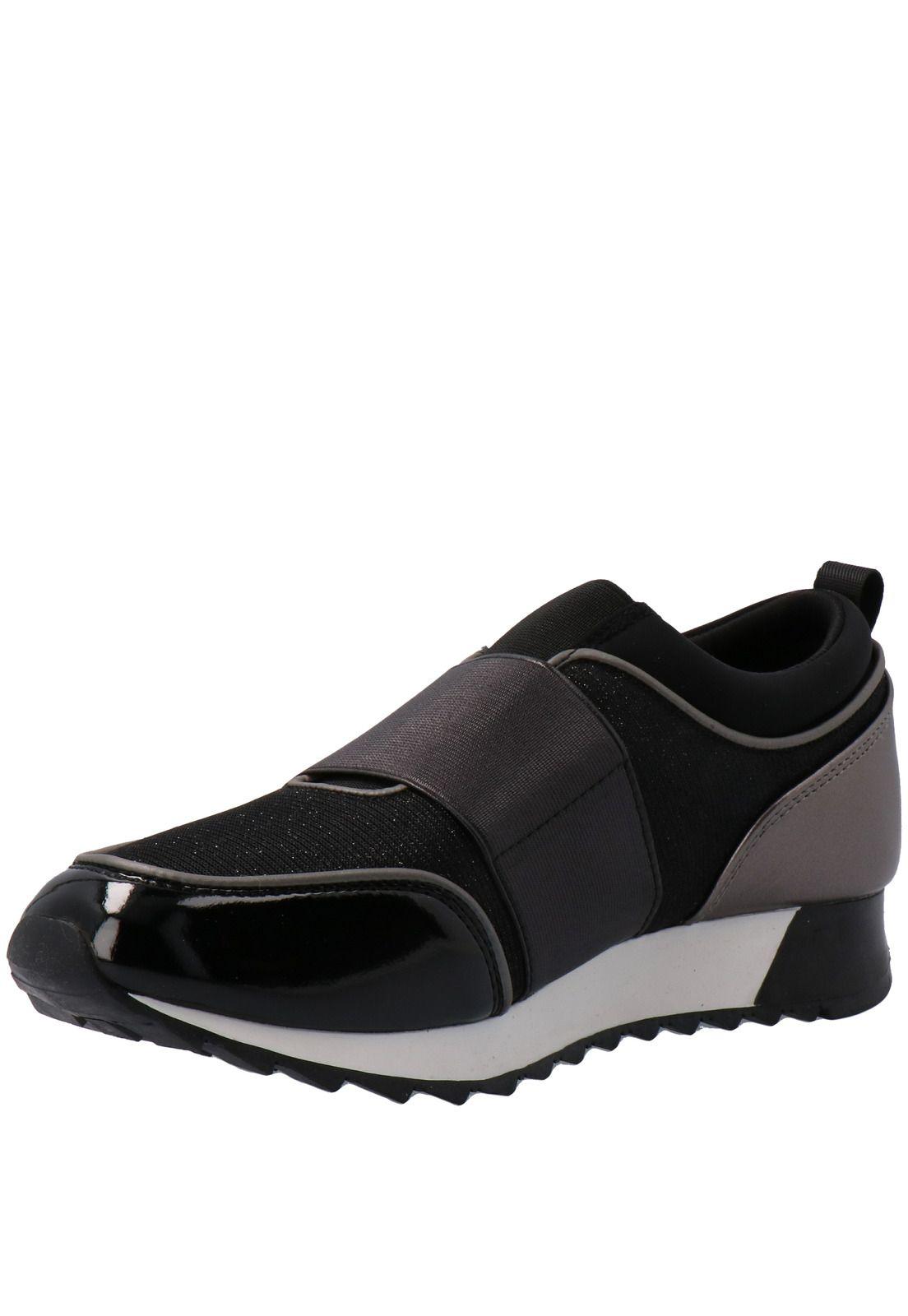 Zapatilla Mujer Shine Negro-3