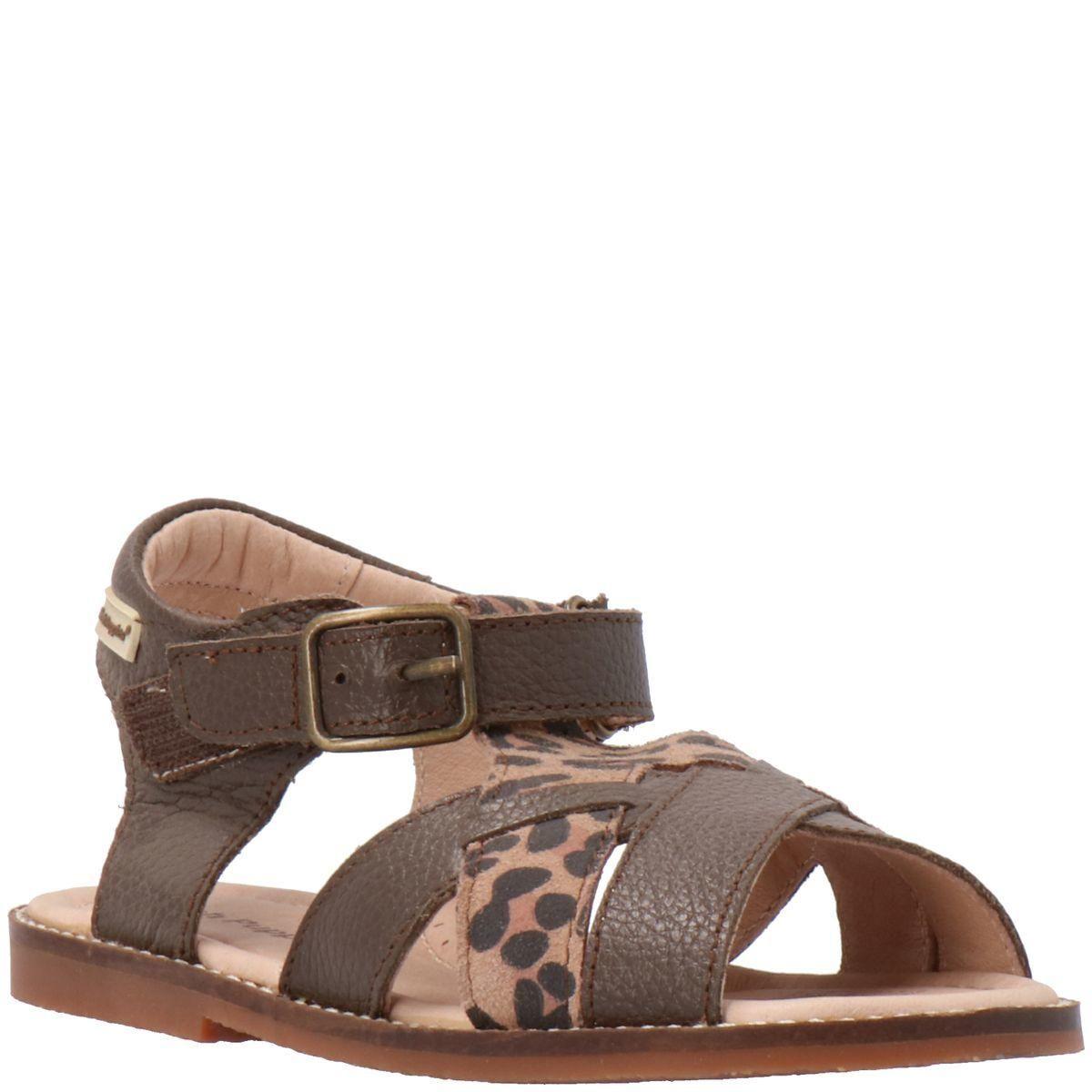 Sandalia Nina Cuero Jazmin Café-0