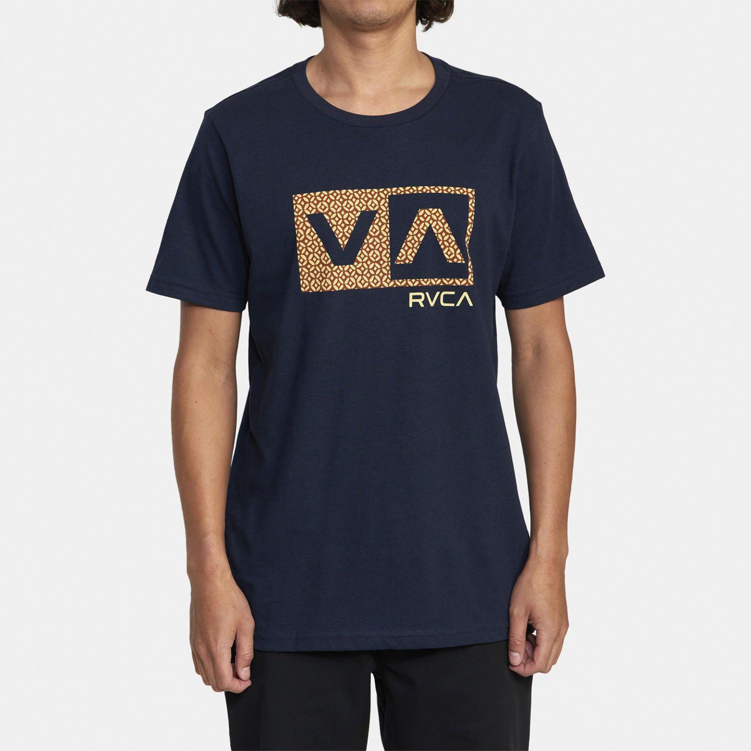 Polera M/C Hombre Balance Box Azul Marino-0