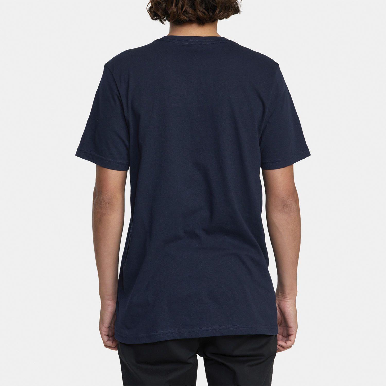 Polera M/C Hombre Balance Box Azul Marino-1