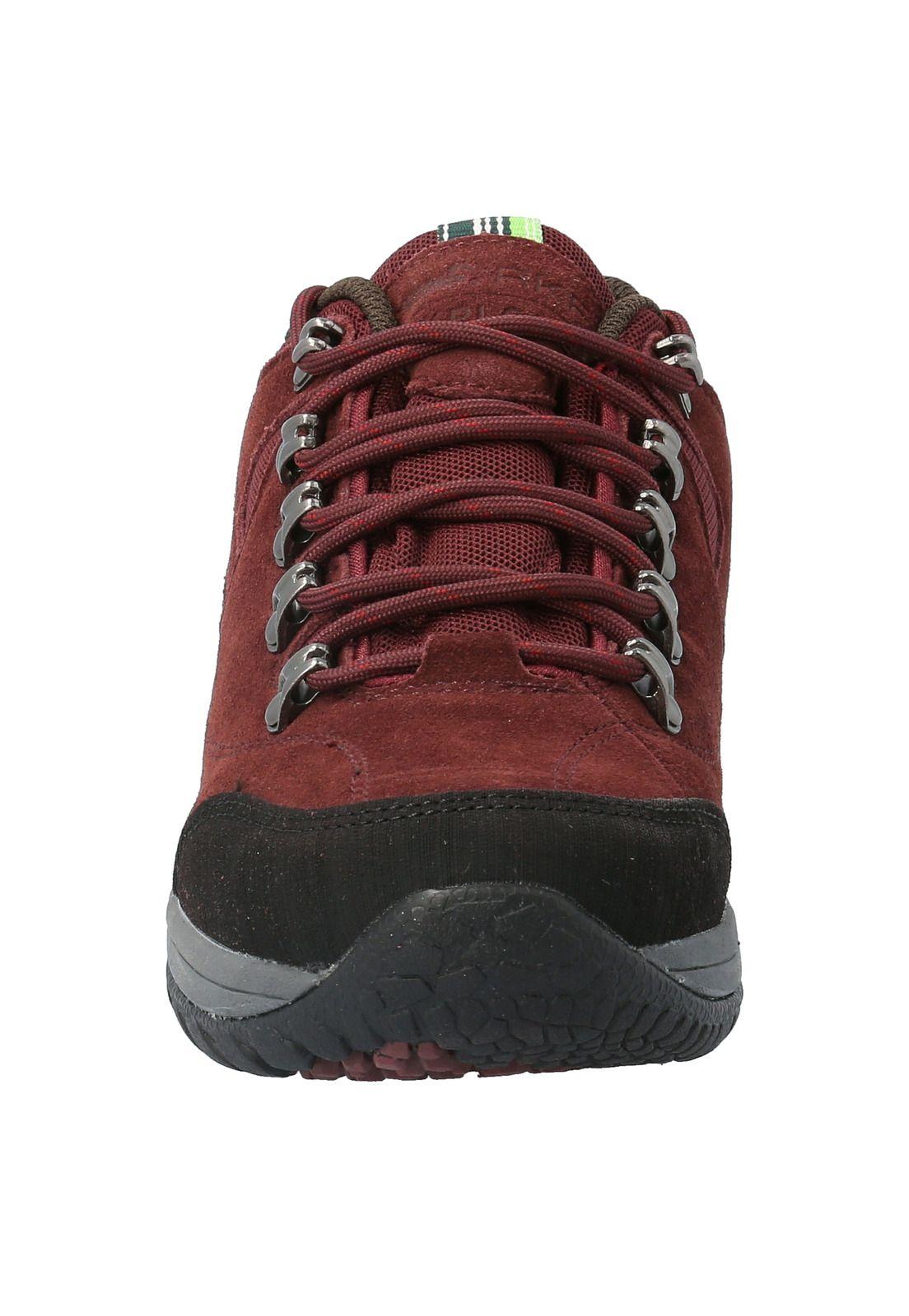Zapatilla Cuero Dragonfly Burdeo Mujer-2