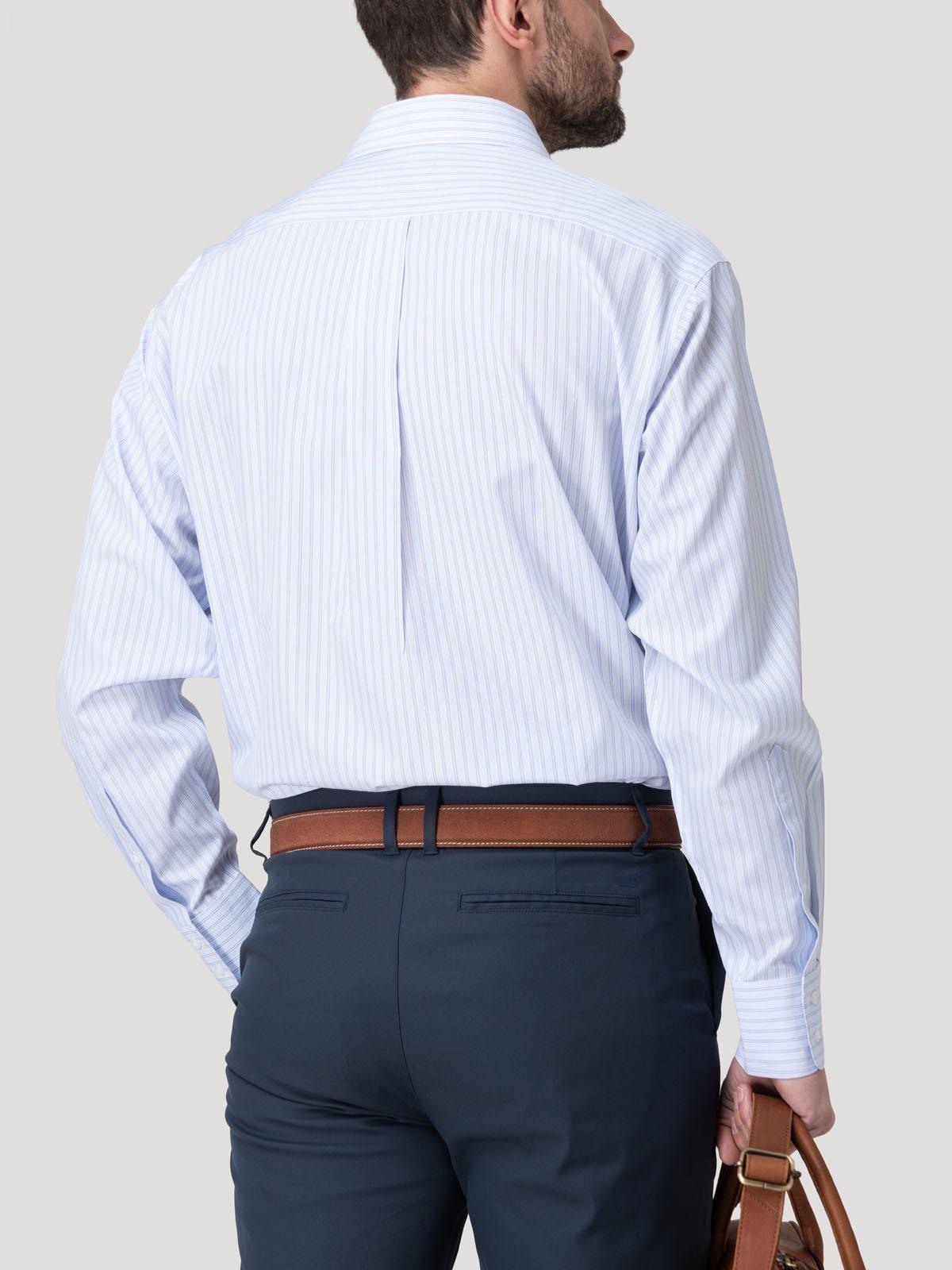 Camisa Cuello Italiano Hombre Wf Pc Gris-6