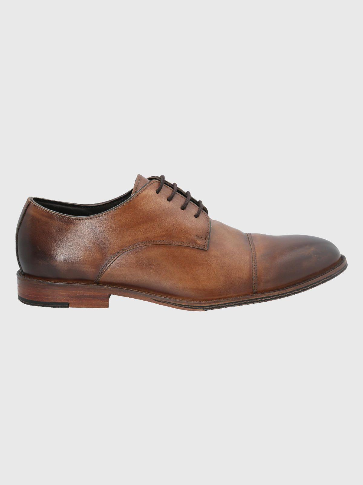Zapato Cuero Café Claro Hombre Warren -1