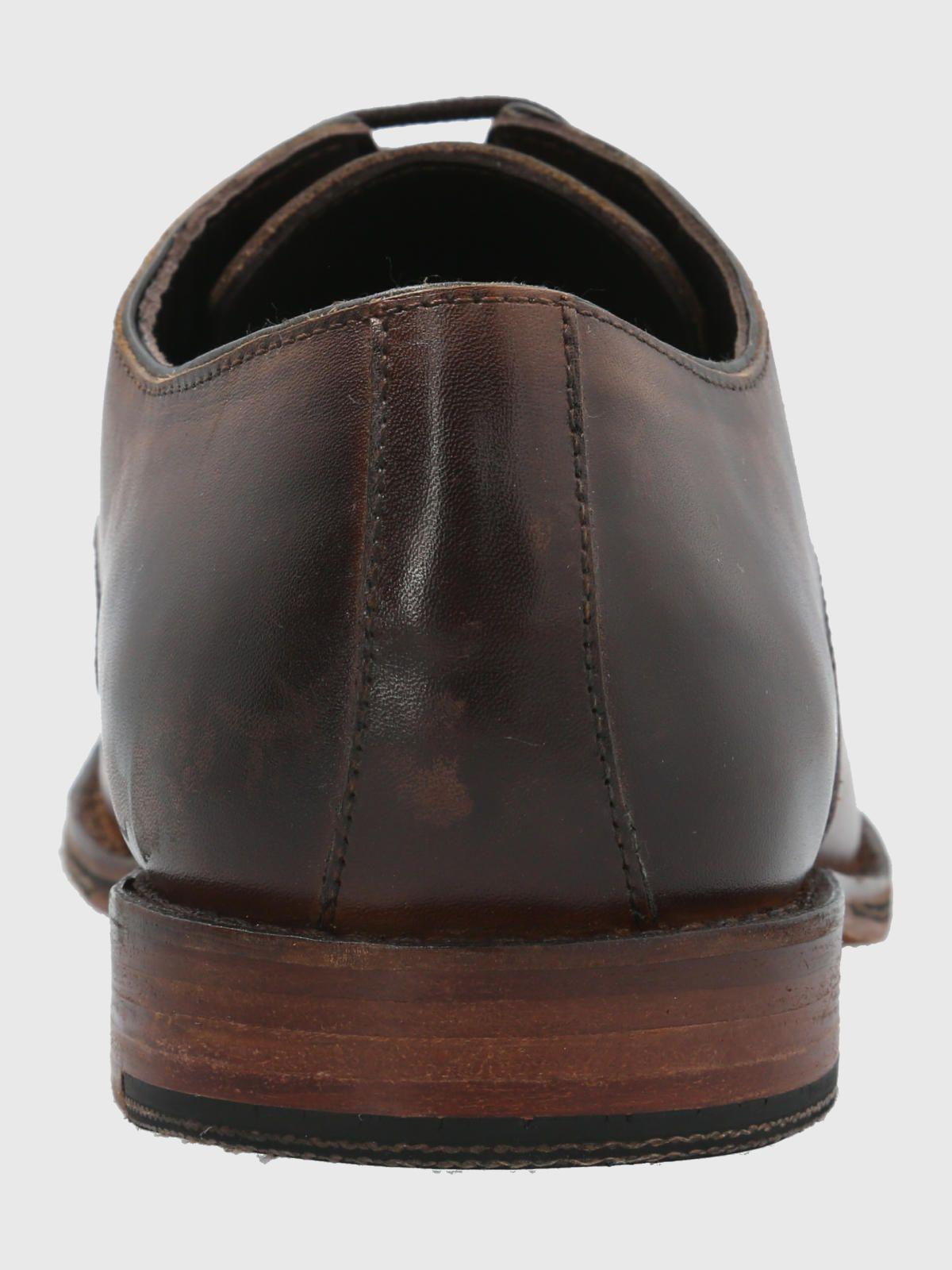 Zapato Cuero Café Claro Hombre Warren -5