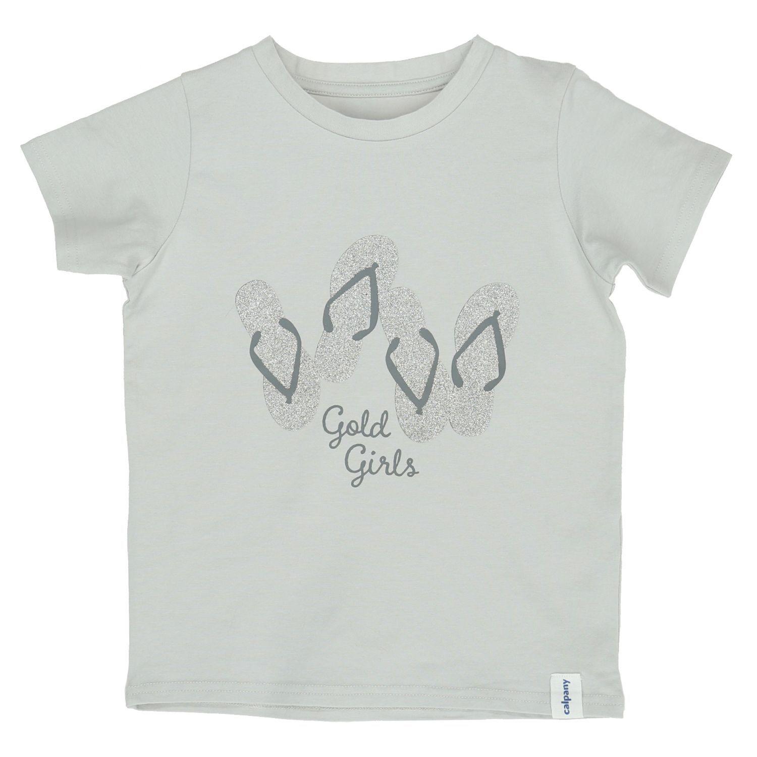 Polera M/C Niña Flip Flop Gris-0