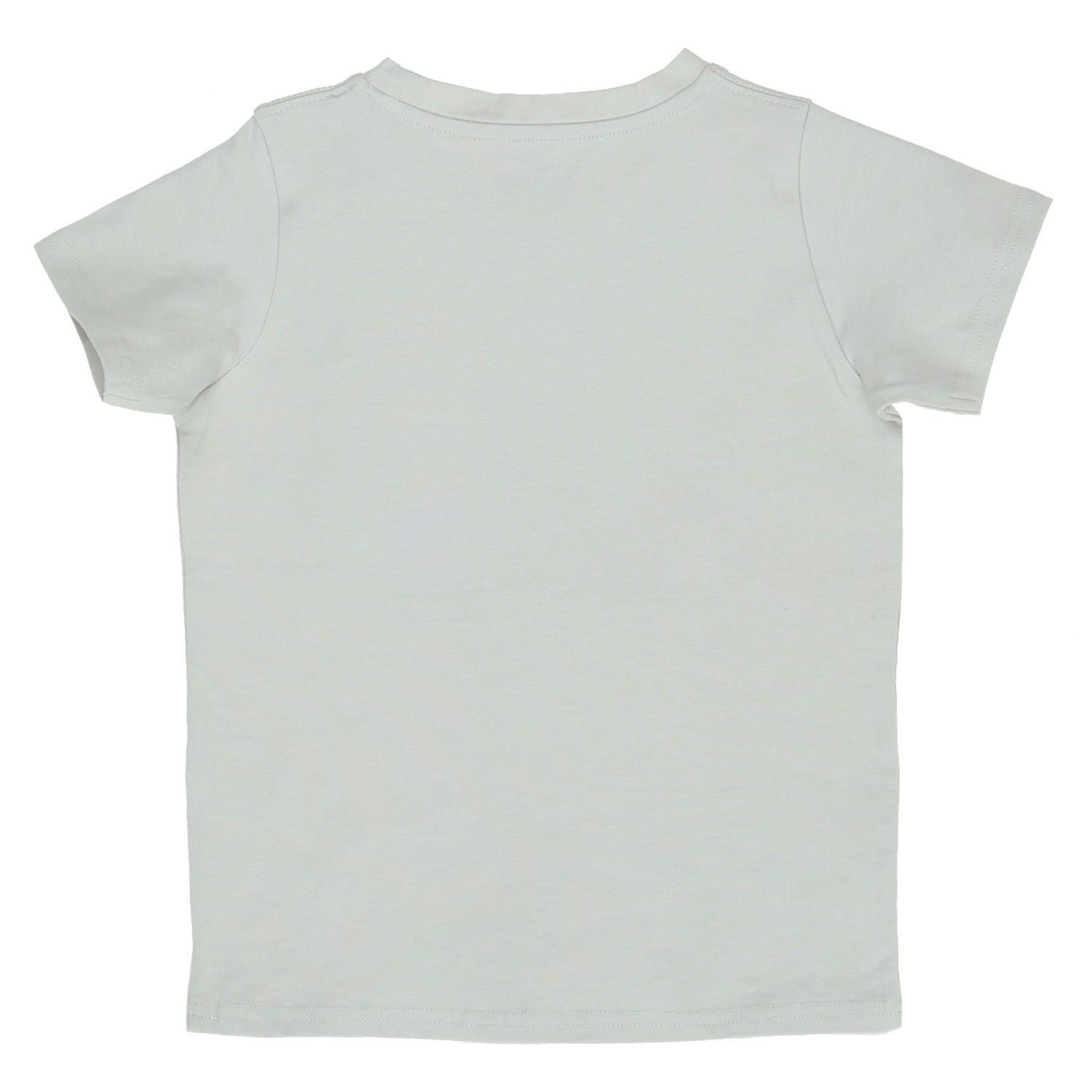 Polera M/C Niña Flip Flop Gris-1