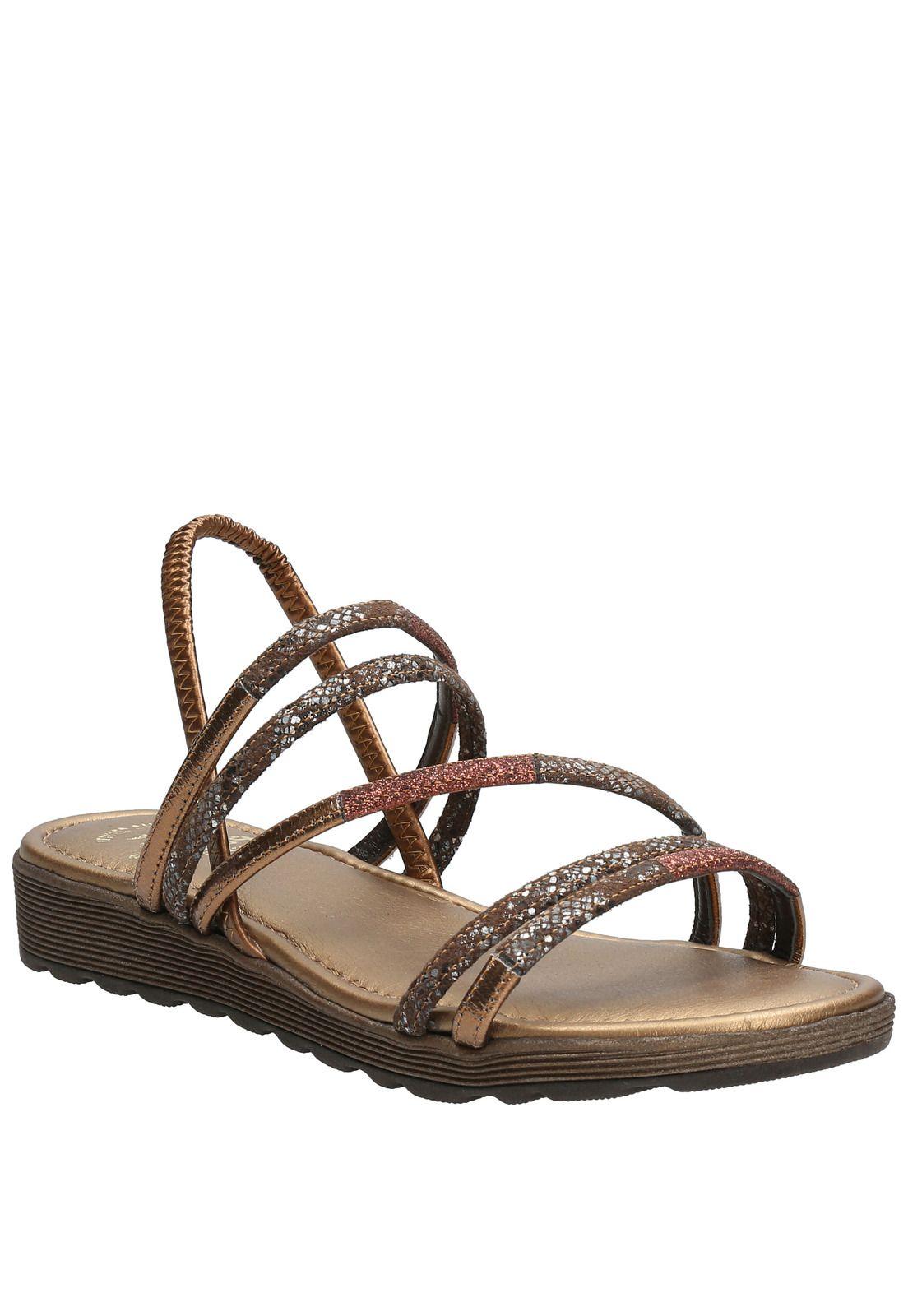 Sandalia Mujer Stella Café-0