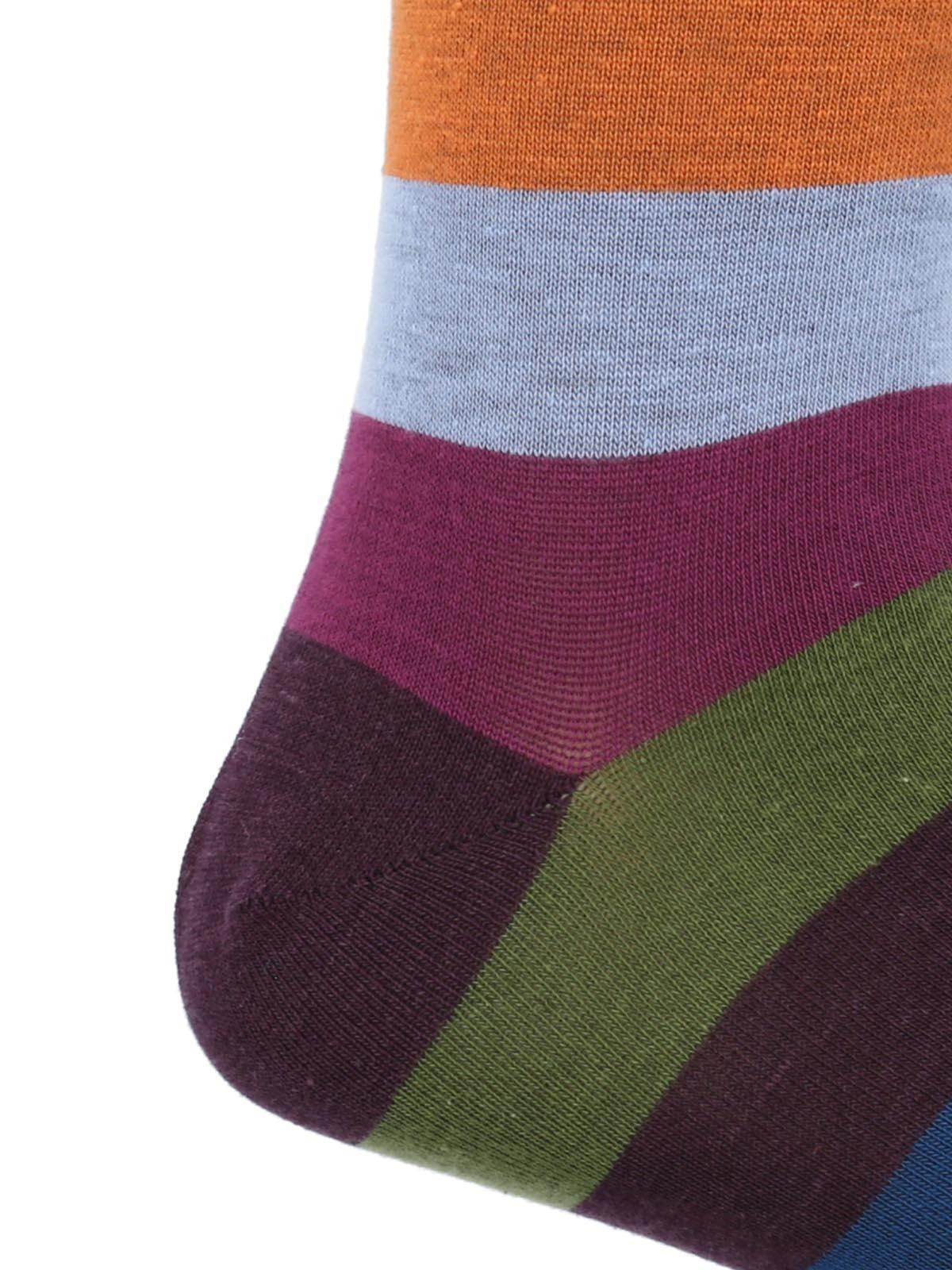 Calcetín Bambú Hombre C Block Color Multicolor-1