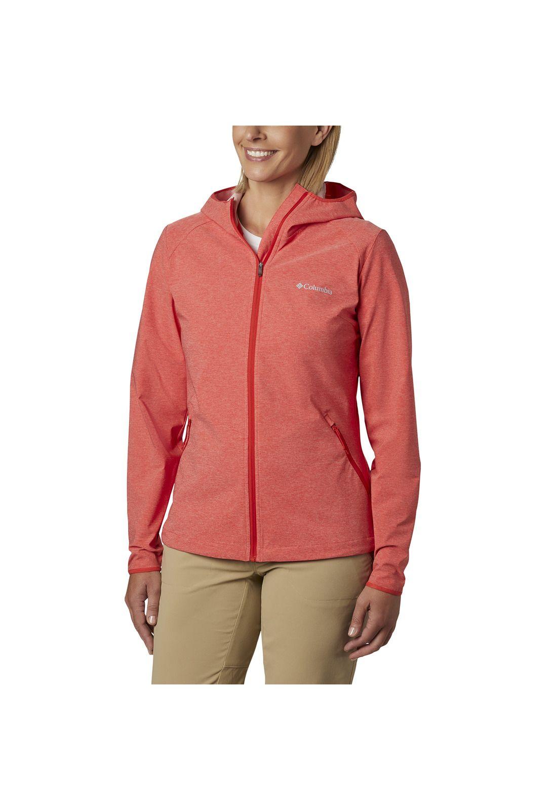 Softshell Mujer Heather Canyon Jkt Polyester Naranja-0