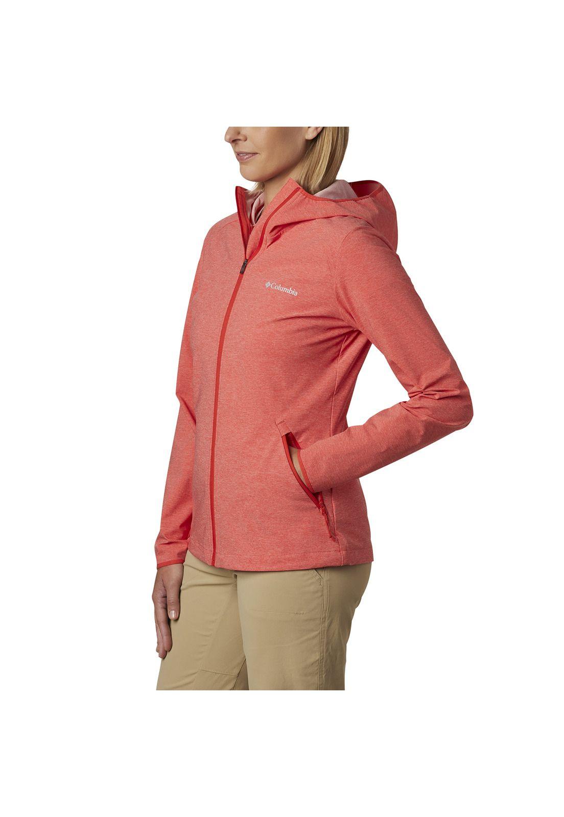 Softshell Mujer Heather Canyon Jkt Polyester Naranja-3