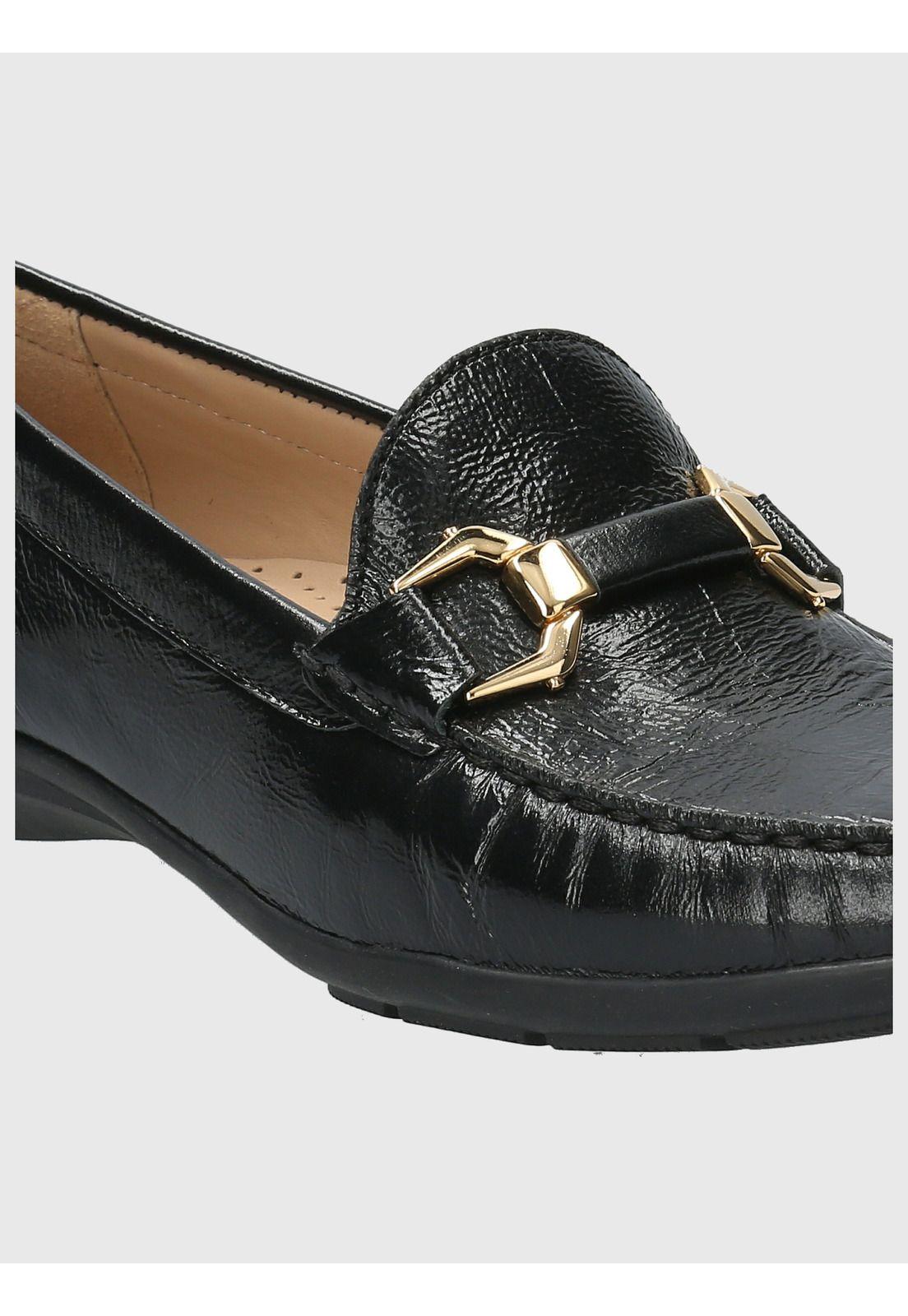 Mocasín Cuero Mujer Natalia Negro-7