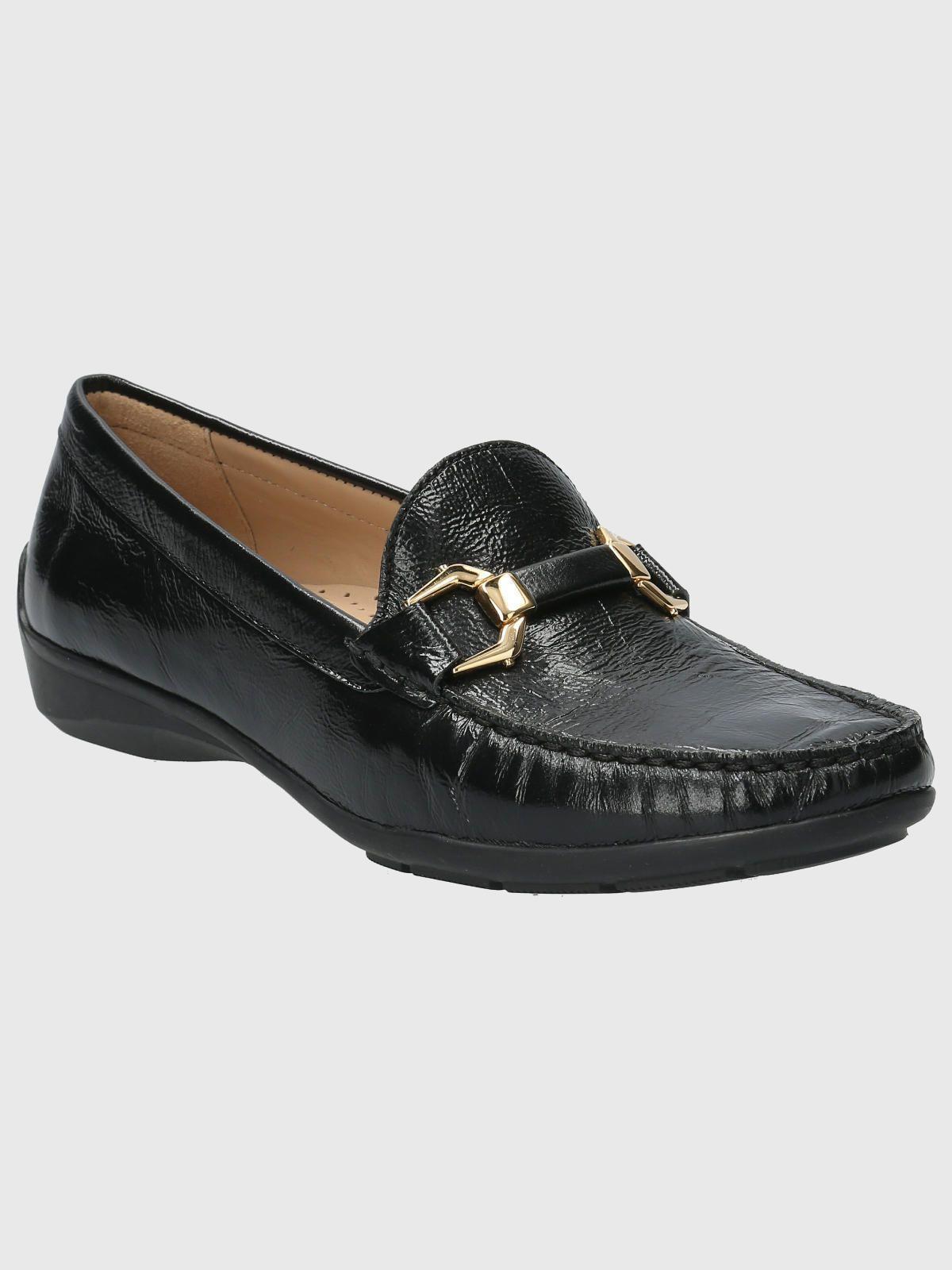 Mocasín Cuero Mujer Natalia Negro-0