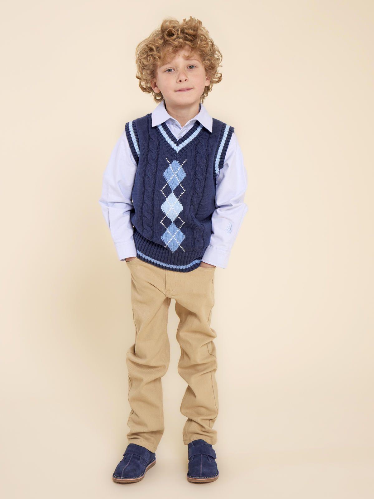 Chaleco Sin Manga Niño Phillip Navy -1