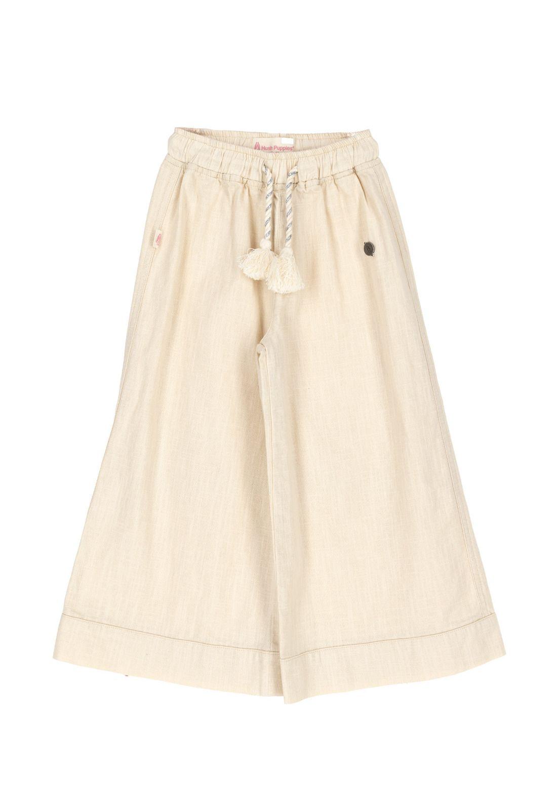 Pantalón Niña Elena Beige-0