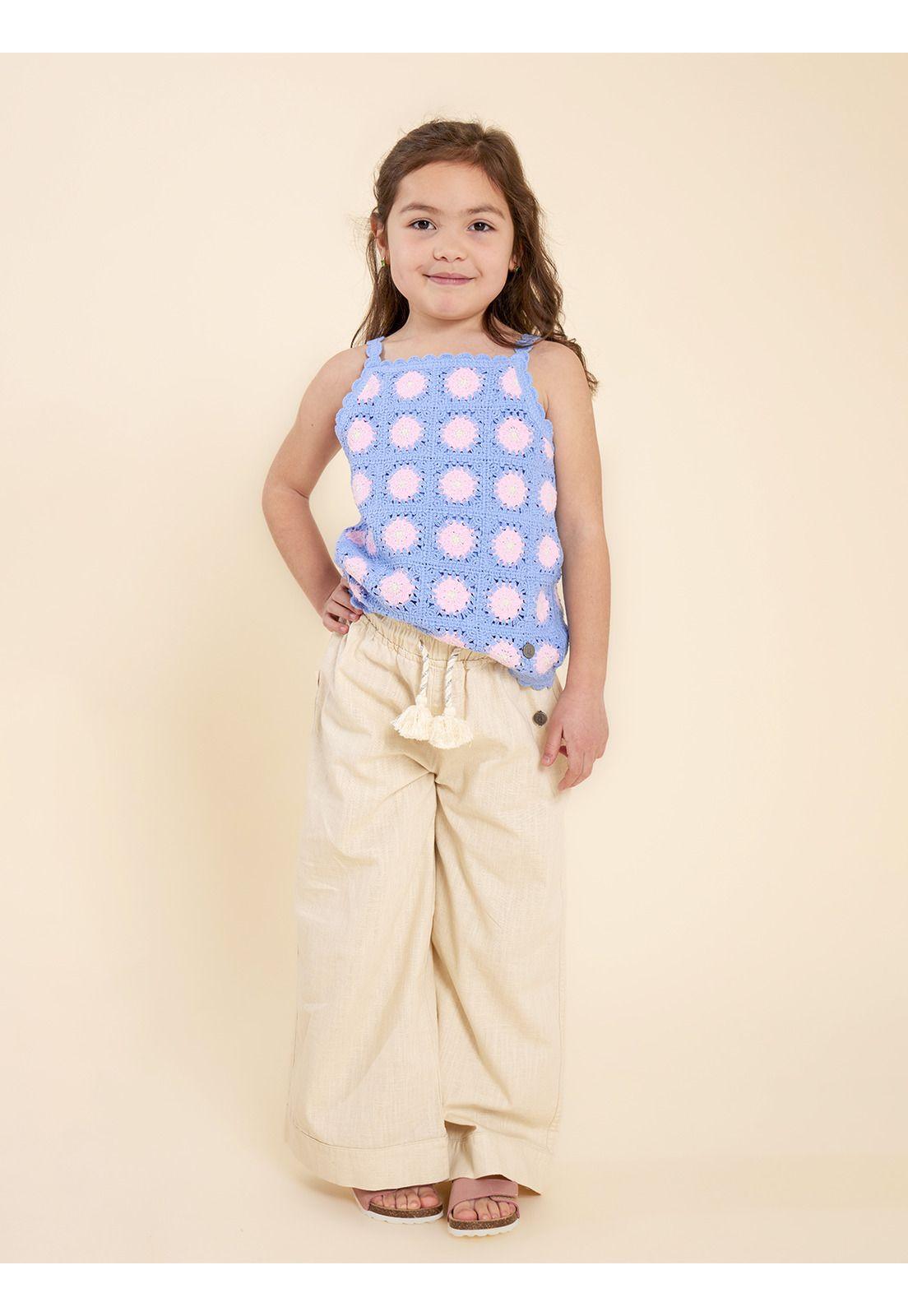 Pantalón Niña Elena Beige-1