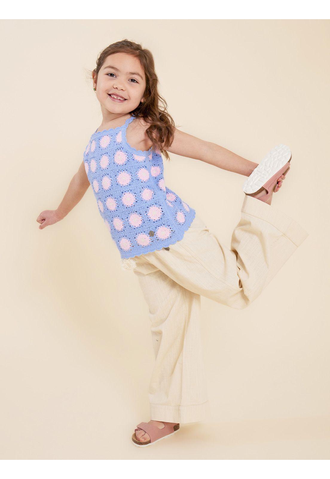 Pantalón Niña Elena Beige-4