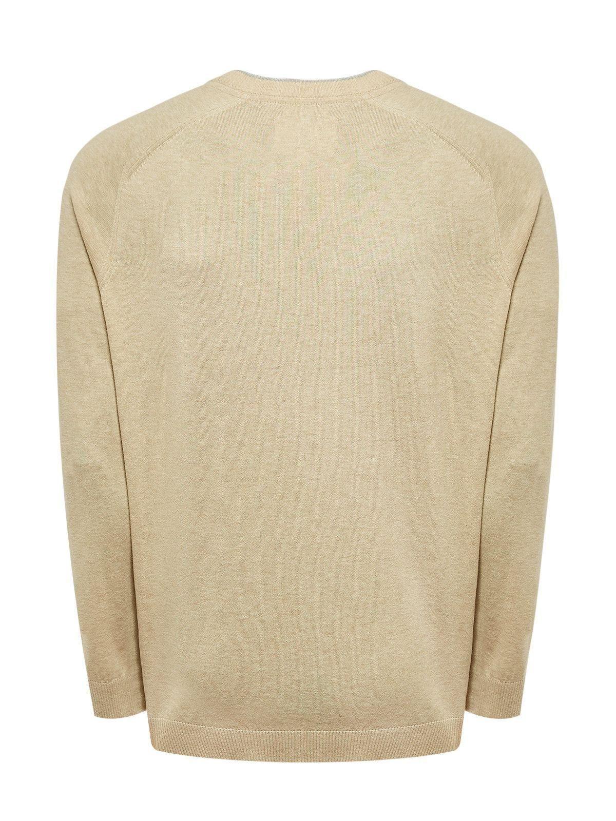 Sweater Algodón Orgánico Hombre Angri Beige-1