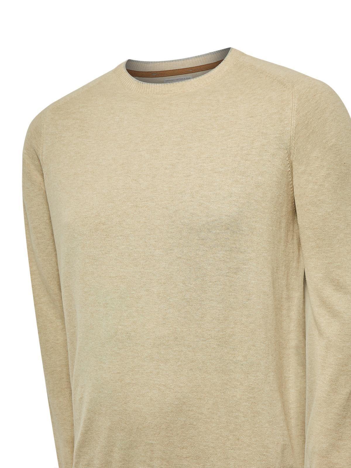 Sweater Algodón Orgánico Hombre Angri Beige-3