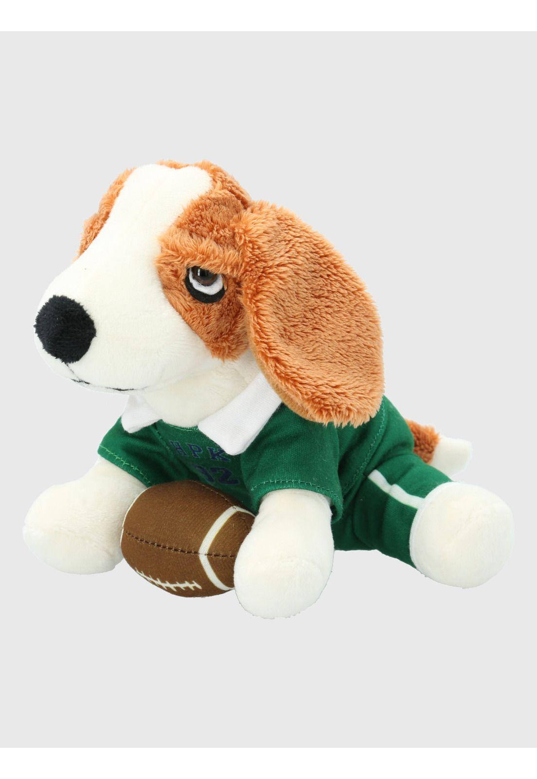 Peluche Perro Hush Puppies Hound Rugby Café-1