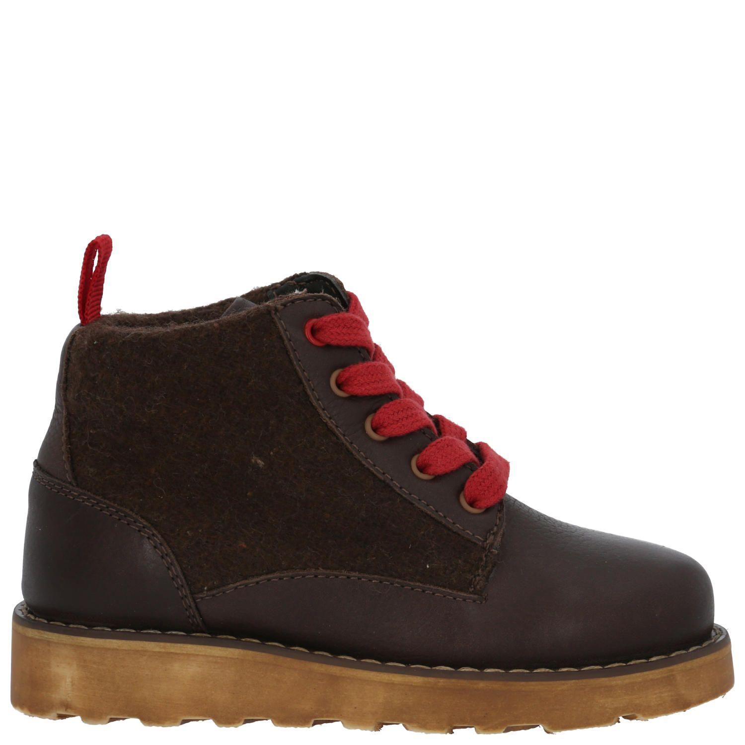 Botín Cuero Niño Fallbroke Café-1