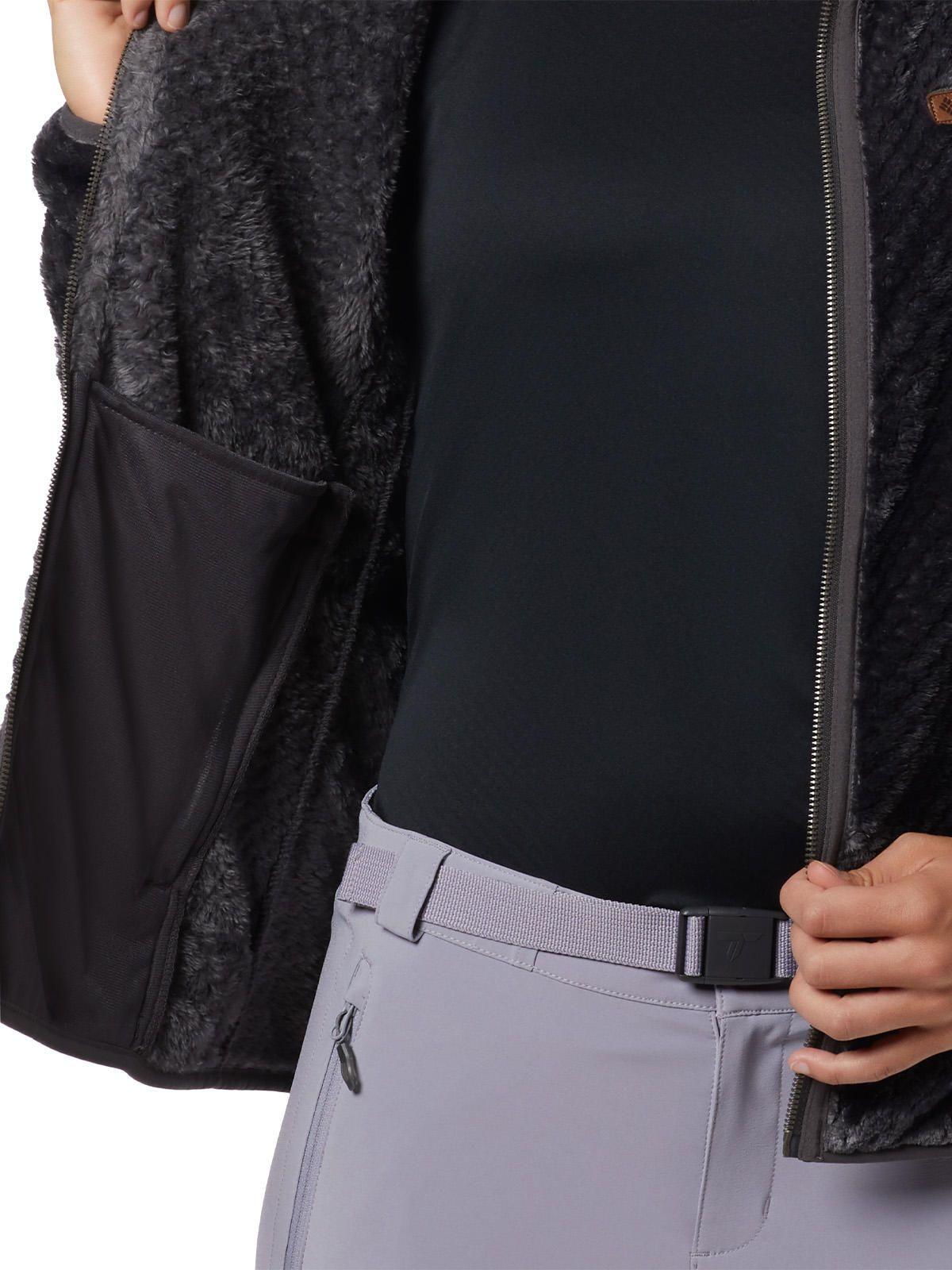 Polar Mujer Fire Side II Sherpa Full Zip Negro-3