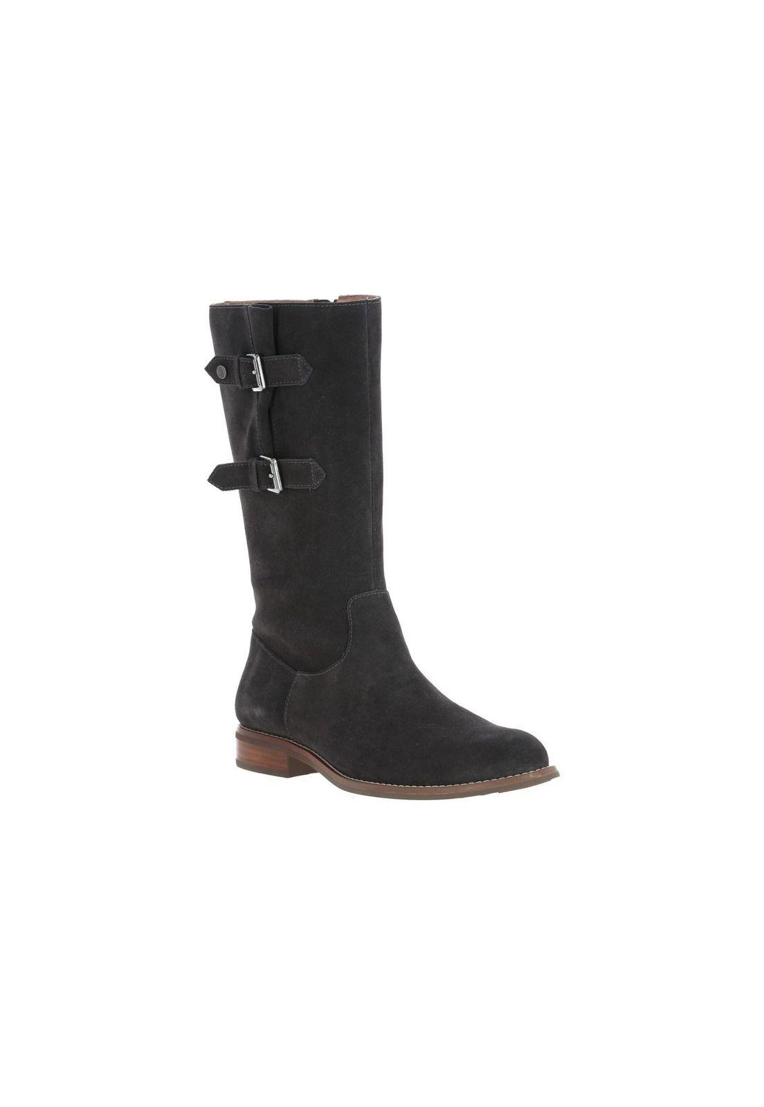 Bota Suede Atlan Azul Oscuro-0