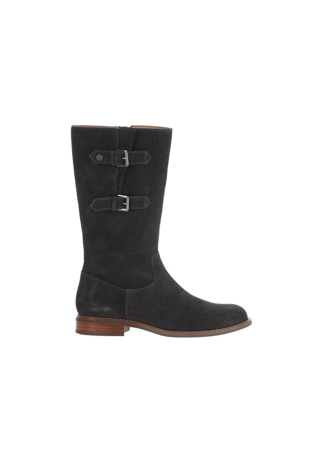 Bota Suede Atlan Azul Oscuro-3