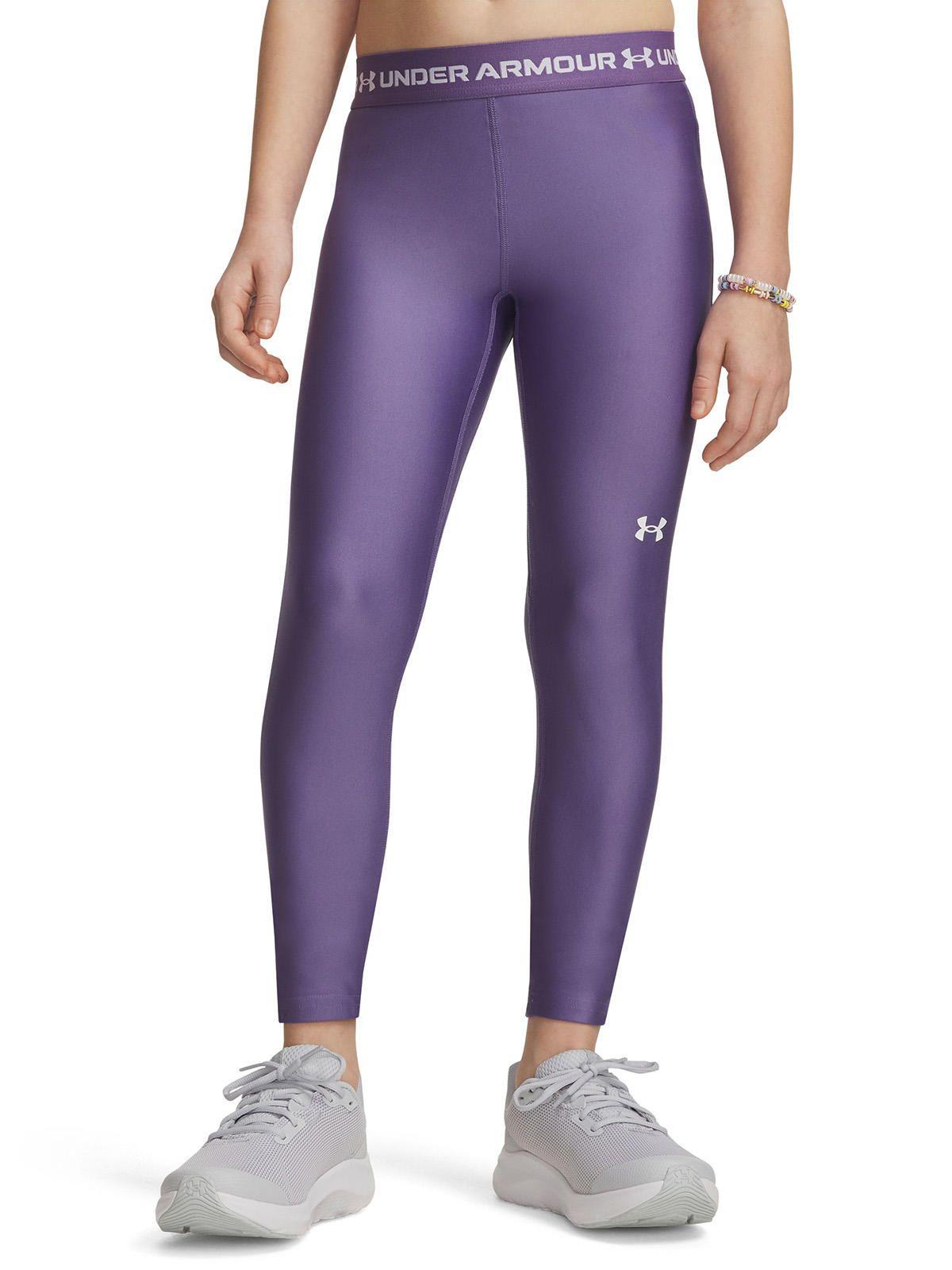 Calza Niña Heatgear Legging Morado-3
