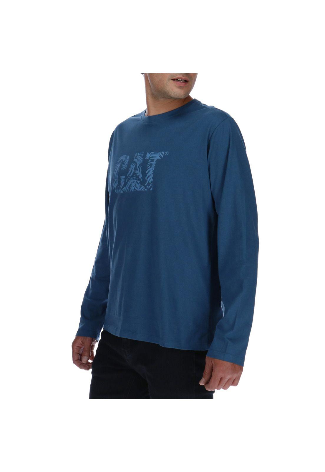Polera Original Fit Logo Azul Oscuro-1