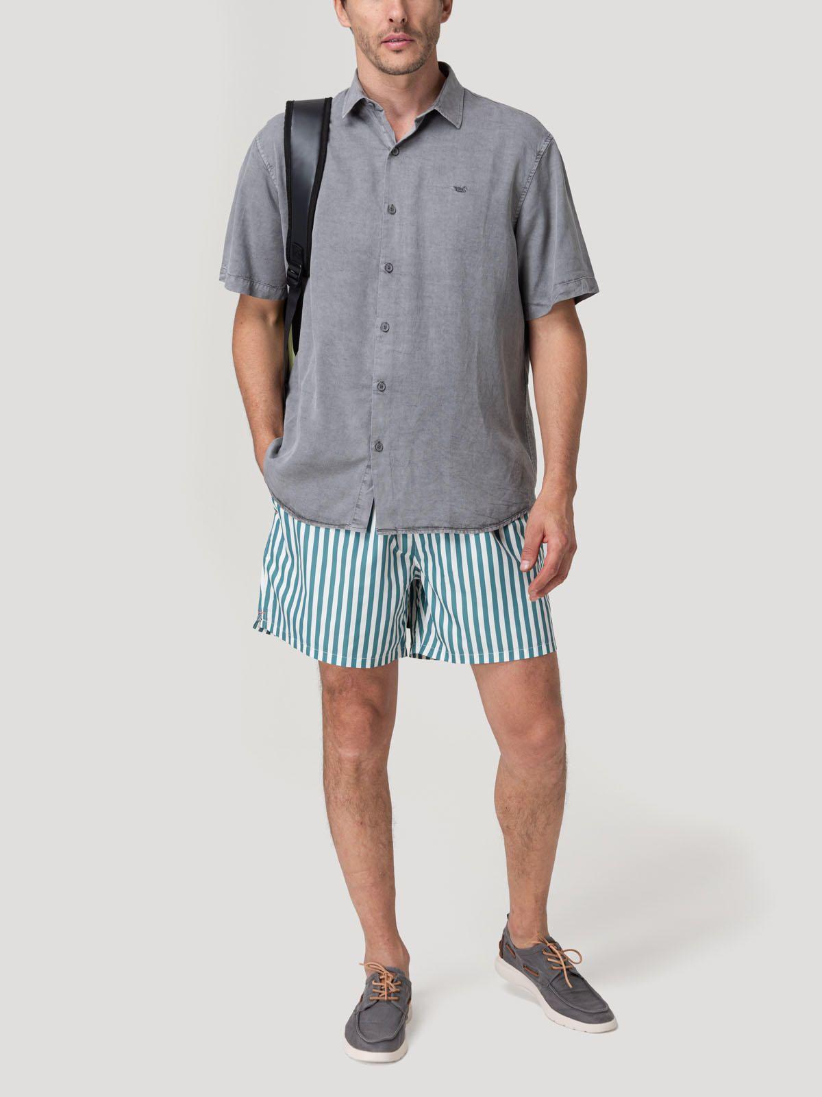 Traje De Baño Hombre Izam Celeste-8