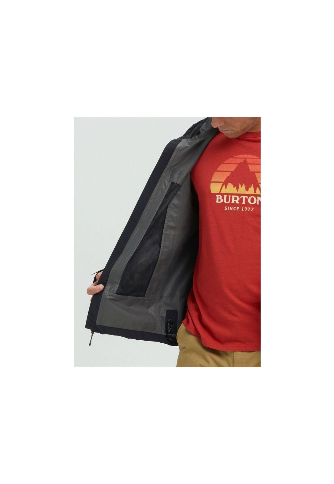 Chaqueta  Hombre Mb Gore Packrte Jk True Black Negro-2