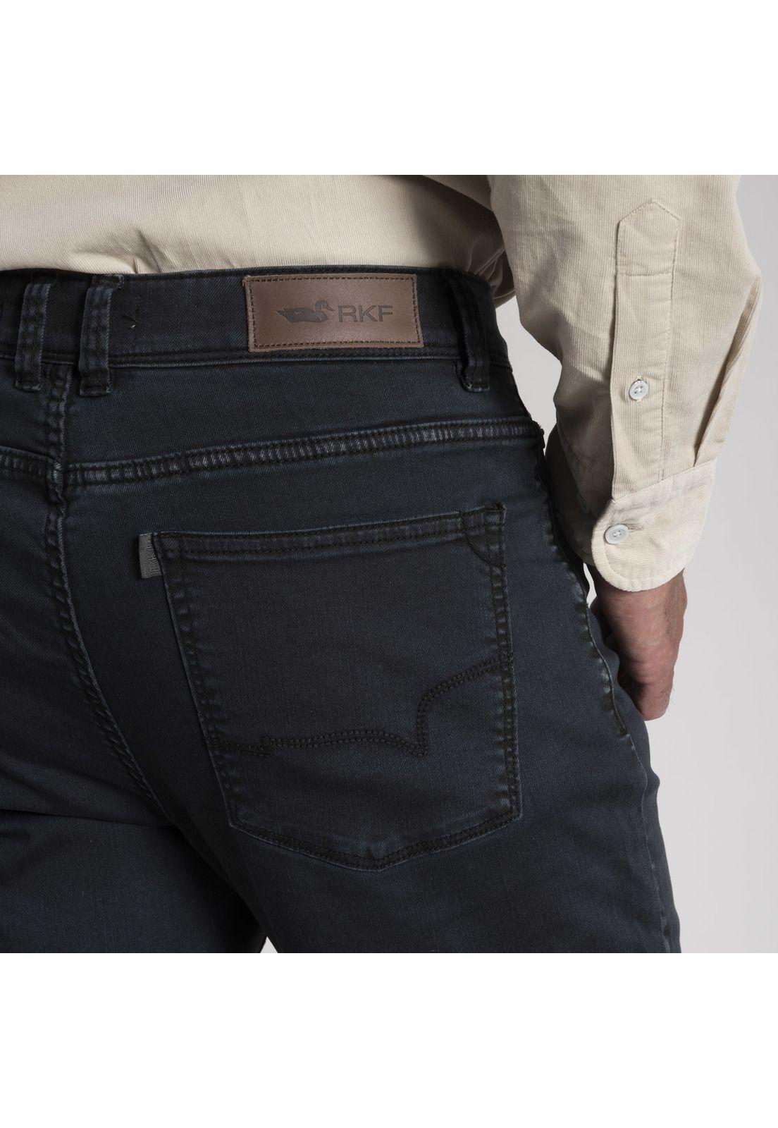 Jeans Masculino Five Algodón  Gris-4