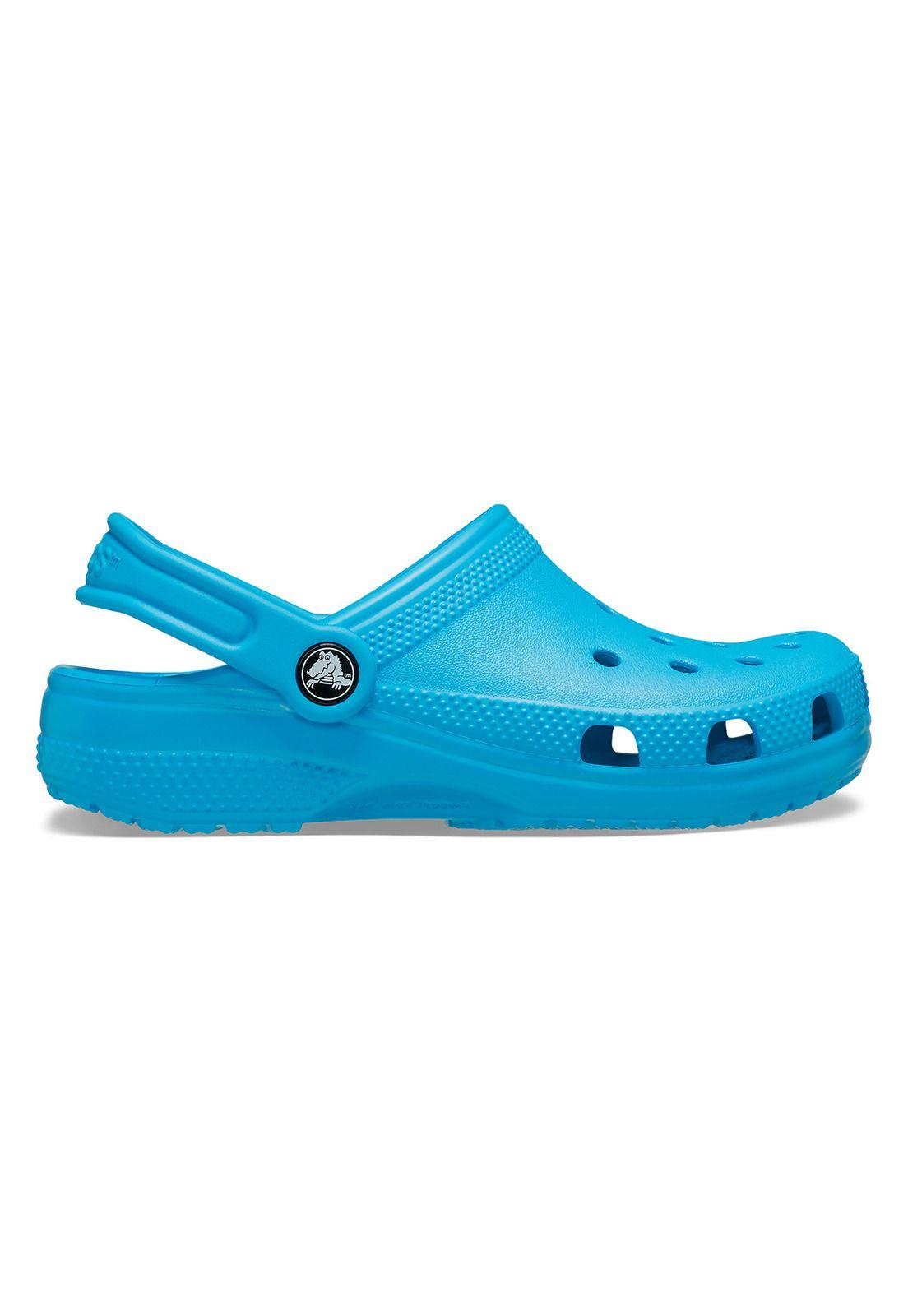 Zueco Niño Classic Clog T Azul Agua-0