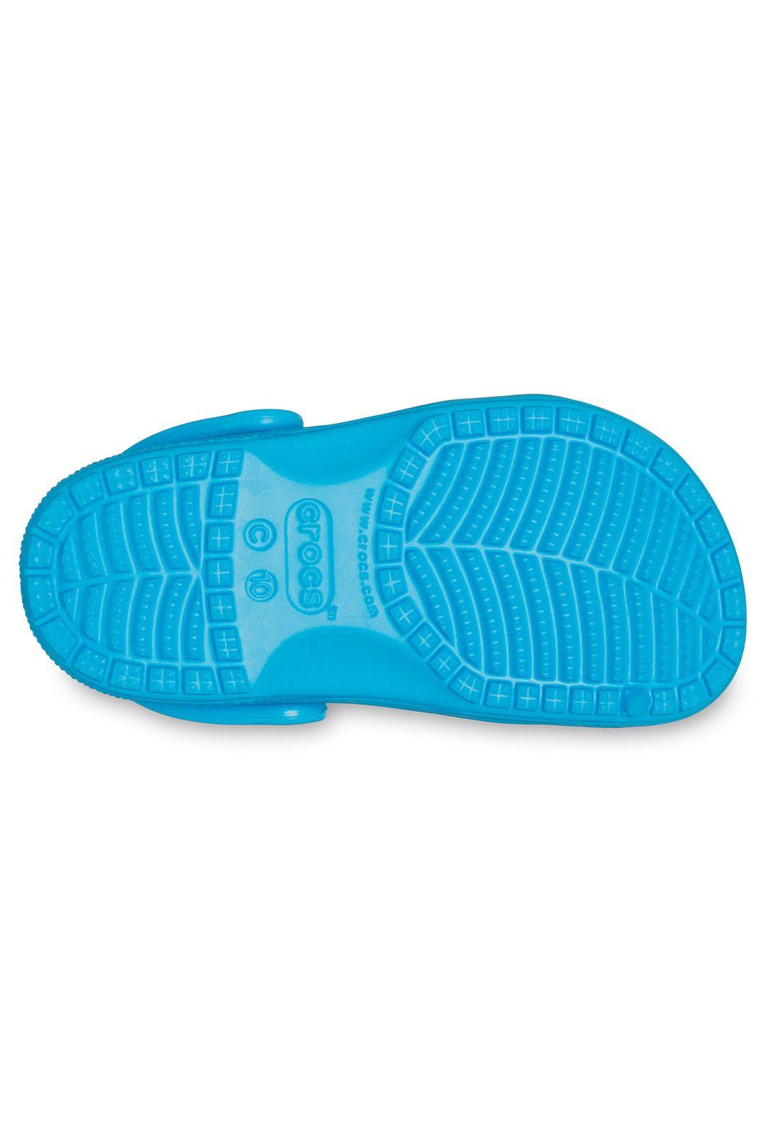 Zueco Niño Classic Clog T Azul Agua-4