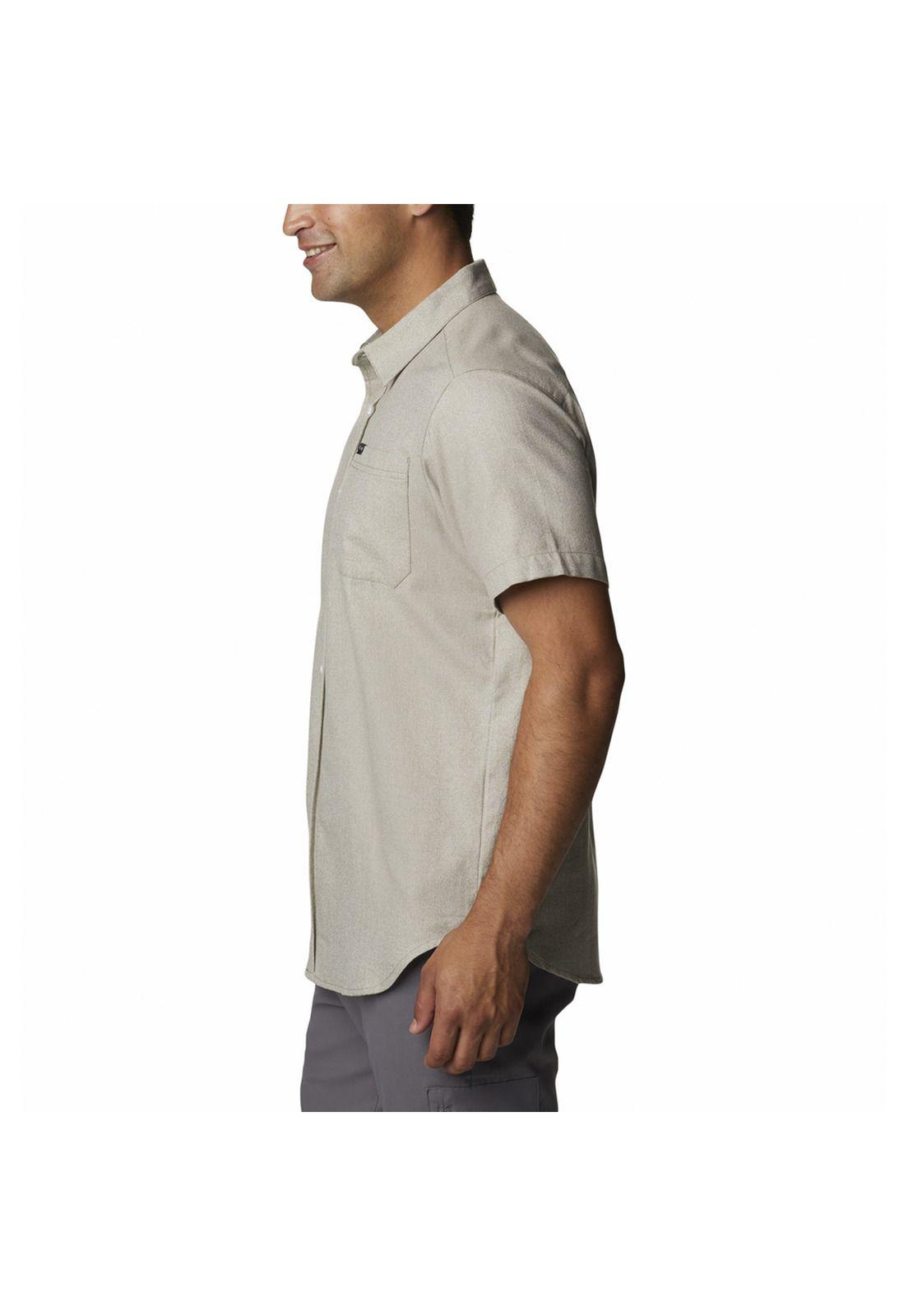 Camisa M/C Hombre Rapid Rivers Novelty Gris-1