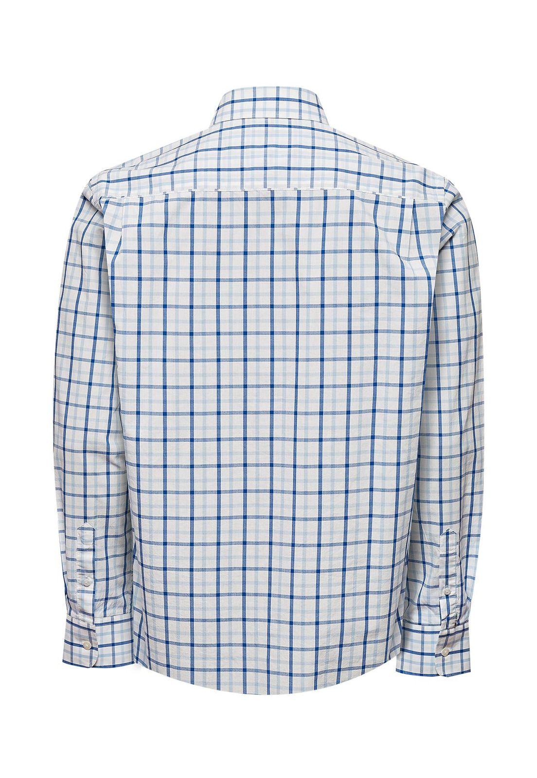 Camisa Algodón Org Hombre Lighter Celeste-1