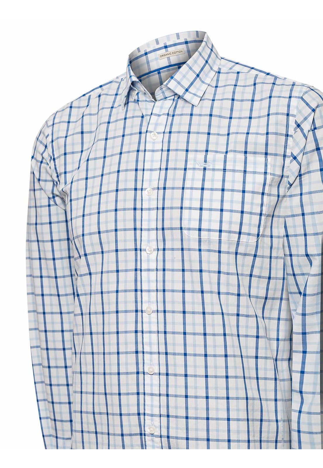 Camisa Algodón Org Hombre Lighter Celeste-3