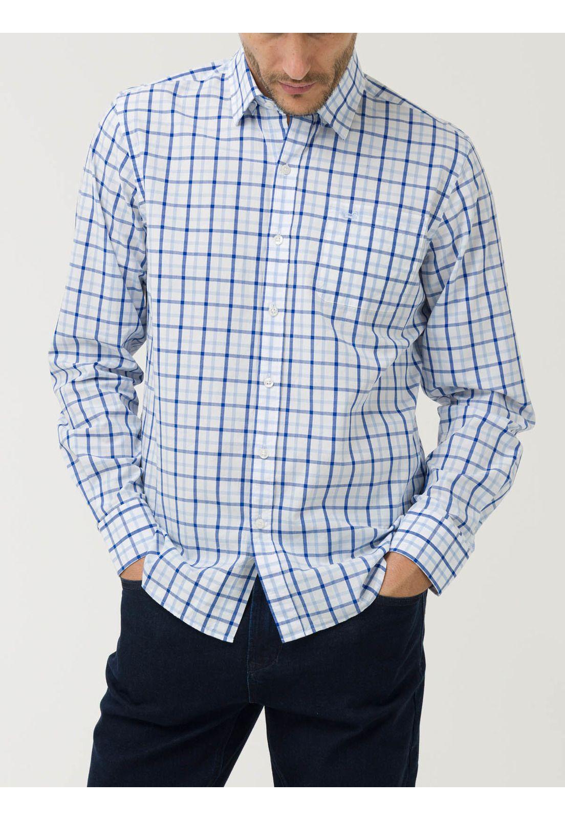 Camisa Algodón Org Hombre Lighter Celeste-4
